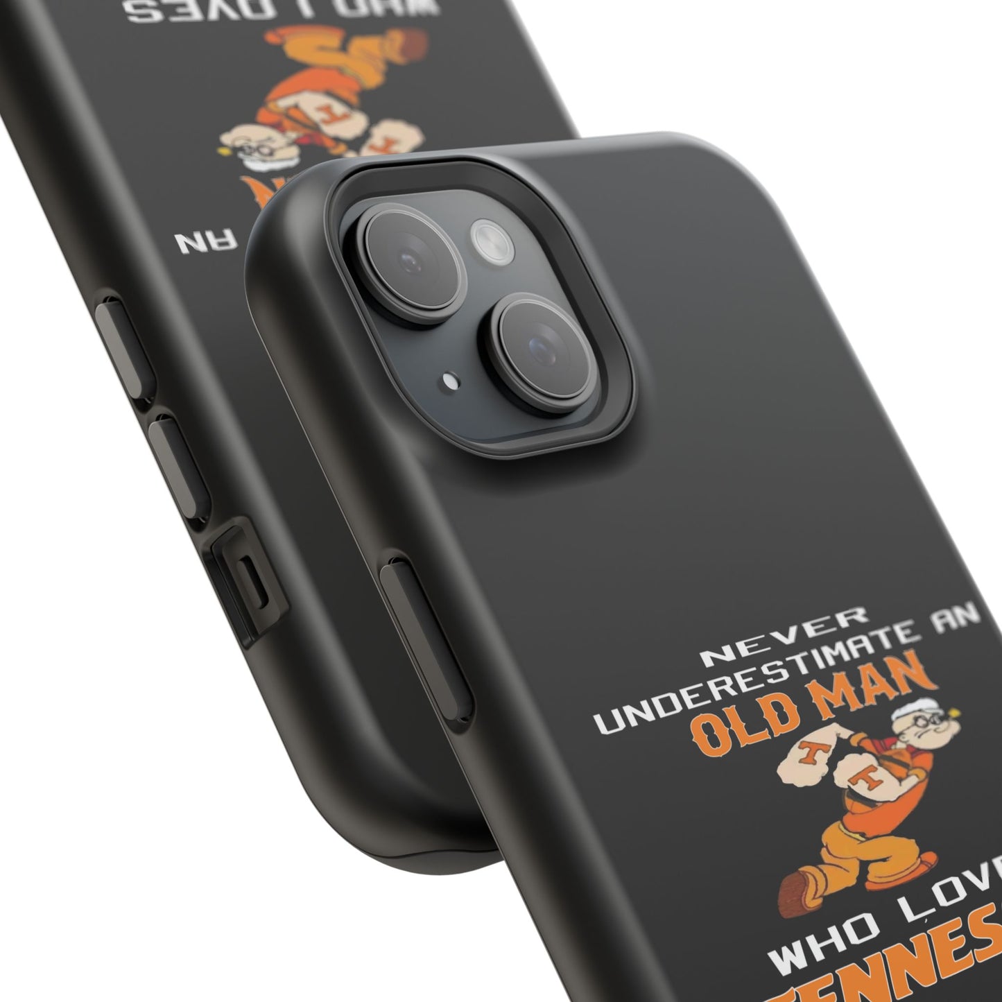 Tough Phone Case, Old Man Who Loves Tennessee, Gift for Grandpa, Tennessee Pride, Men's Accessories, Father's Day, Custom Cases