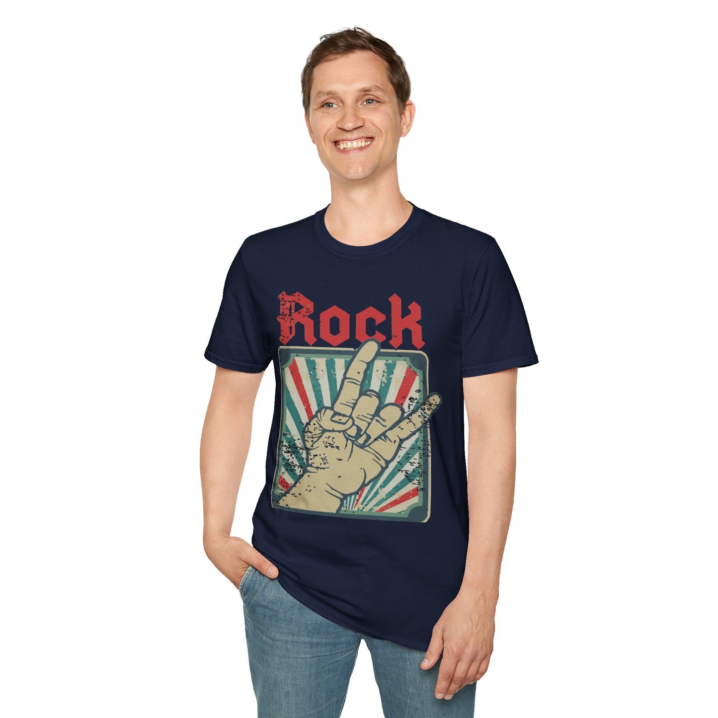 Rock On Unisex T-Shirt - Music Lover Gift, Concert Wear, Casual Style, Graphic Tee, Rock n Roll Apparel