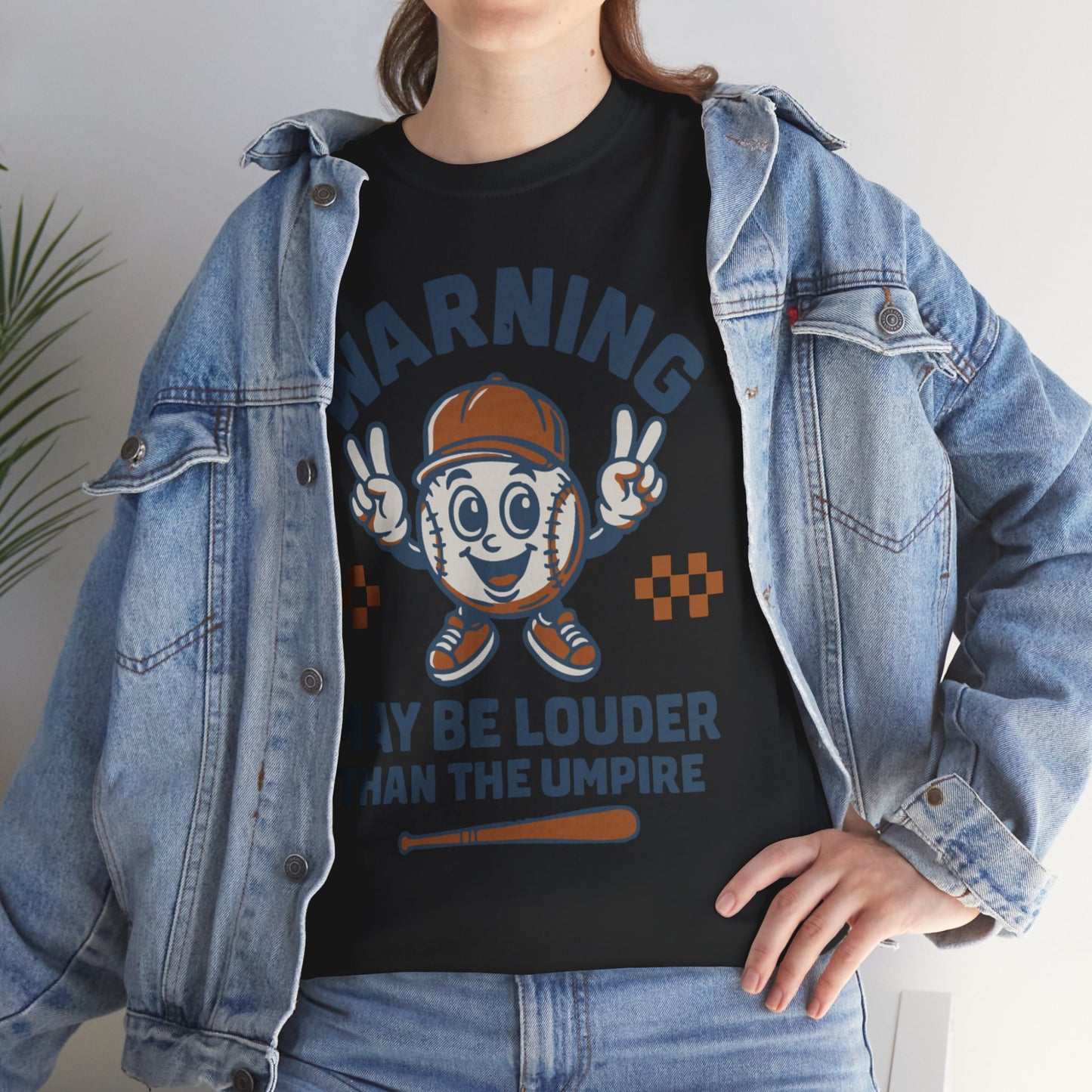 Warning T-Shirt, Fun Umpire Tee, Unique Sports Gift, Casual Wear, Perfect for Baseball Fans