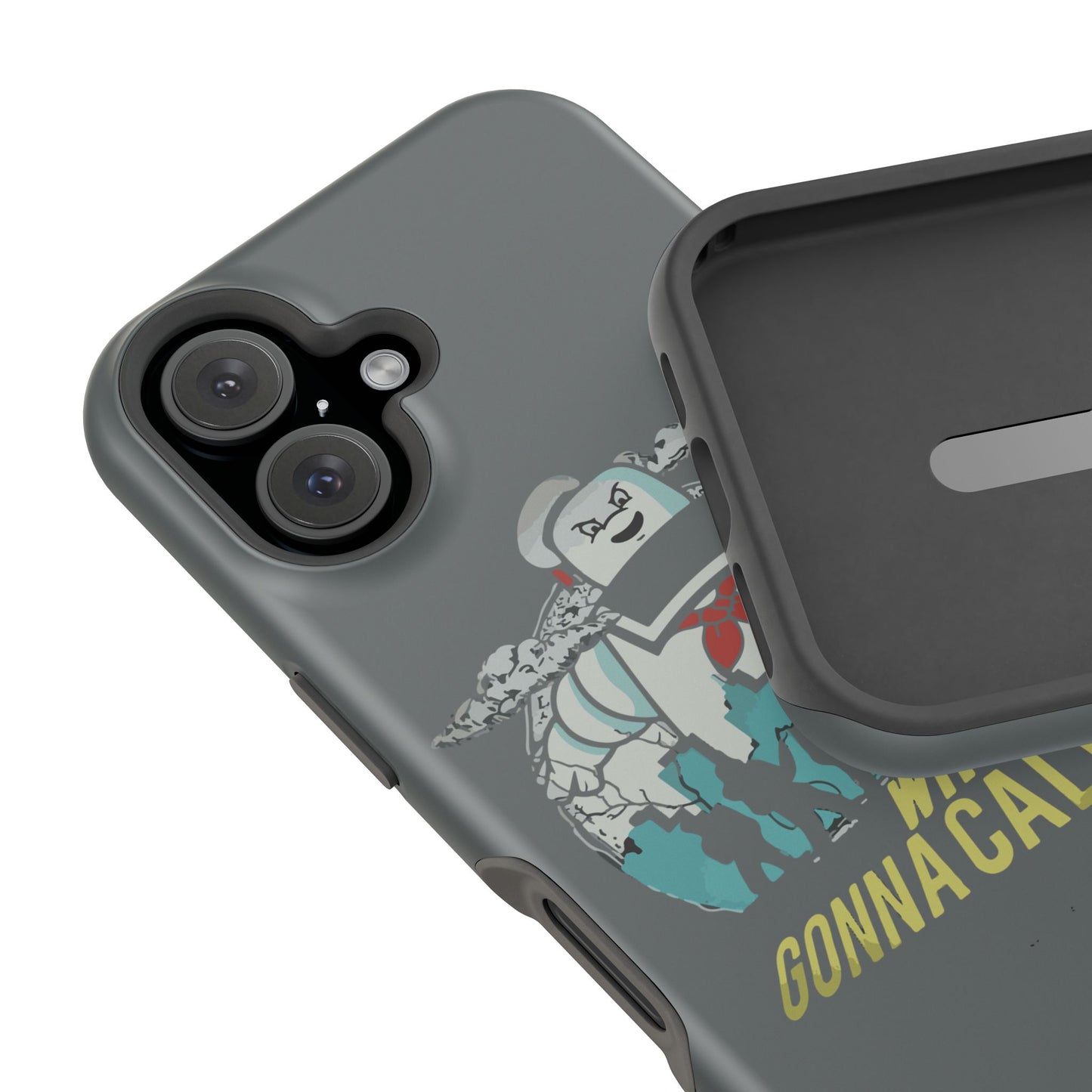 Ghostbuster-Inspired Tough Phone Case - Who Ya Gonna Call? - Perfect for Fans, Gift for Halloween, Geeky Accessories, Durable Protection
