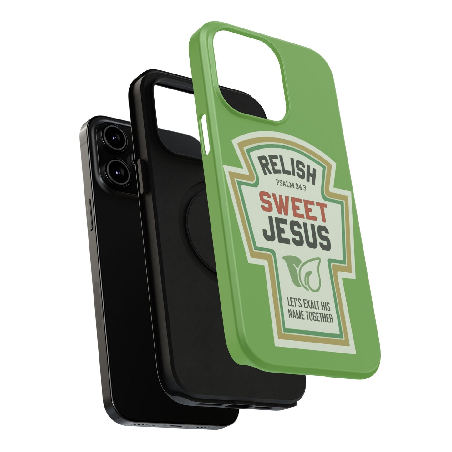 Relish Sweet Jesus Phone Case, Christian Gift, Impact-Resistant Case, Religious Phone Accessory, Faith-Based Present, Celebration Case