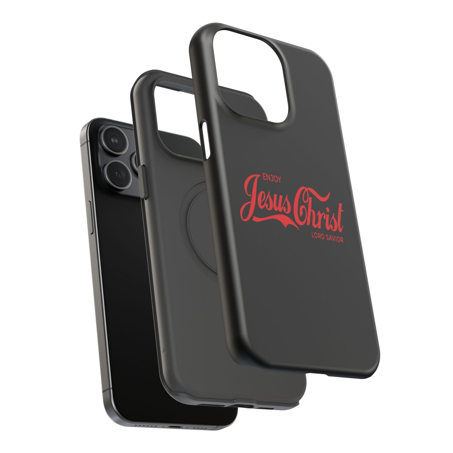 Impact-Resistant Phone Case: Enjoy Jesus Christ Lord Savior, Christian Gift, Durable Protection, Faith-Based Accessory, Holiday Gift