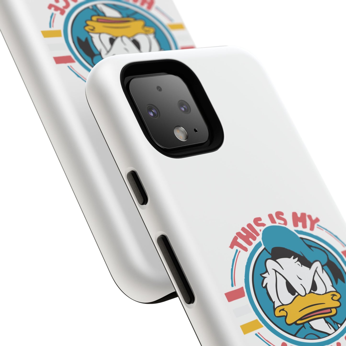Tough Cases: This is My Happy Face Phone Case, Funny Phone Case, Donald Duck Case, Cute Phone Accessory, Gift for Disney Fans