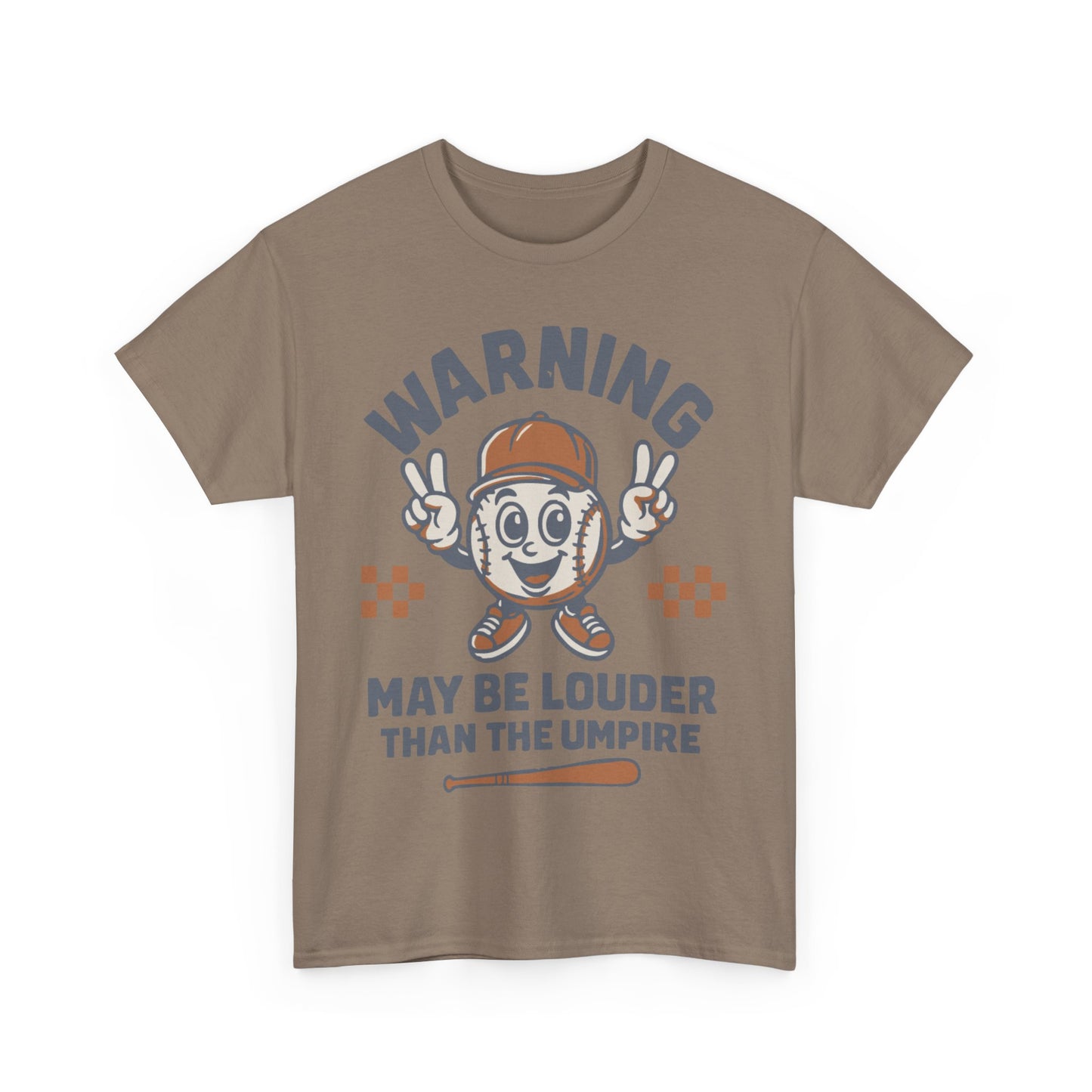 Warning T-Shirt, Fun Umpire Tee, Unique Sports Gift, Casual Wear, Perfect for Baseball Fans
