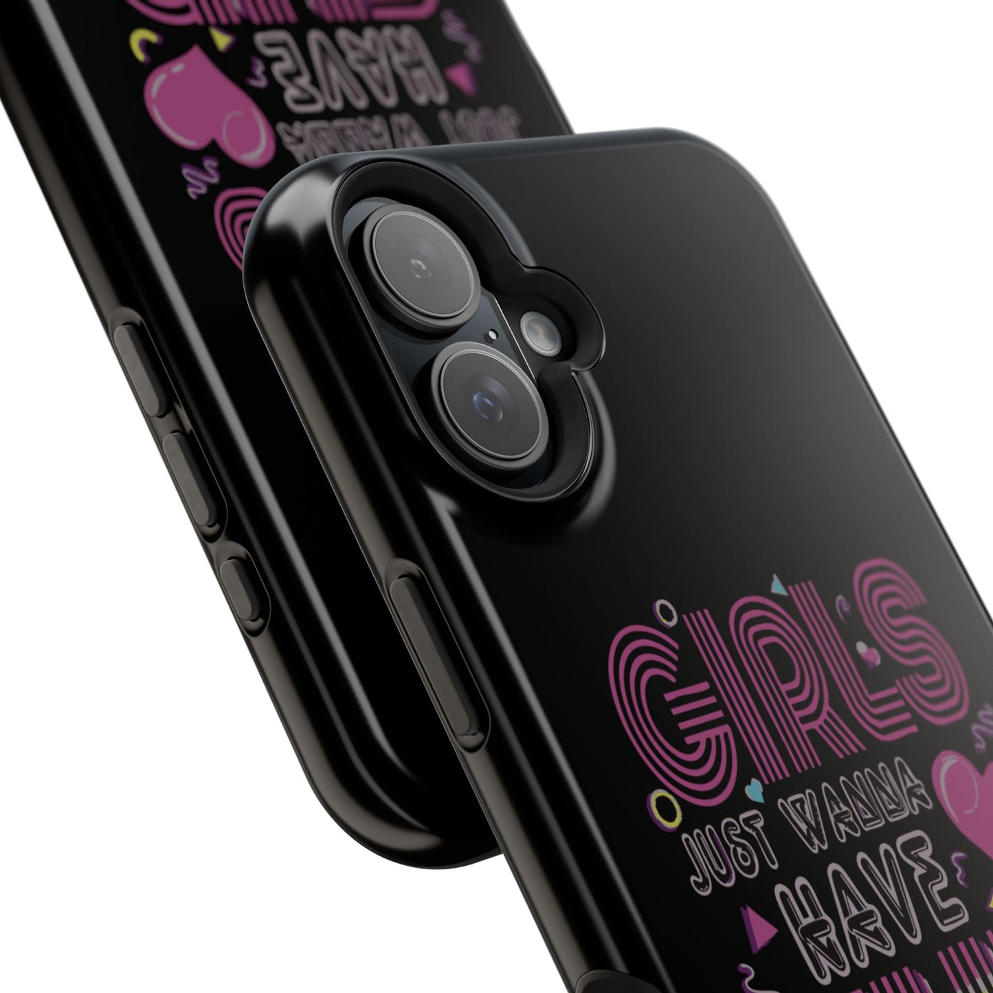 Fun Vibe Phone Case - Girls Just Wanna Have Fun Cell Case, Impact-Resistant Cover, Gift for Teens, Birthday Party Accessory, Trendy Tech