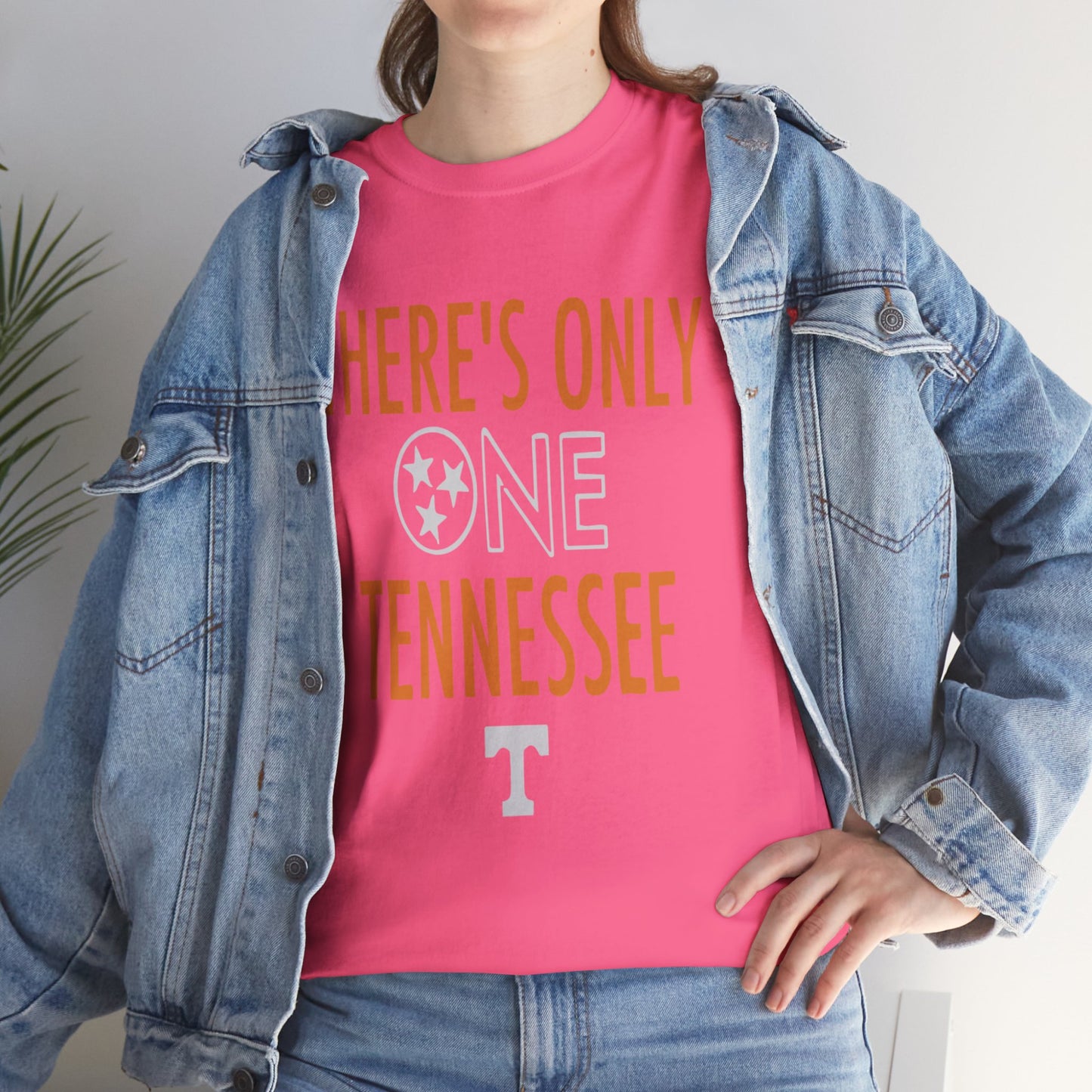 Tennessee Pride Tee, Unisex Heavy Cotton Tee, Tennessee Fans Gift, College Sports Apparel, Casual Everyday Wear, State Pride Shirt