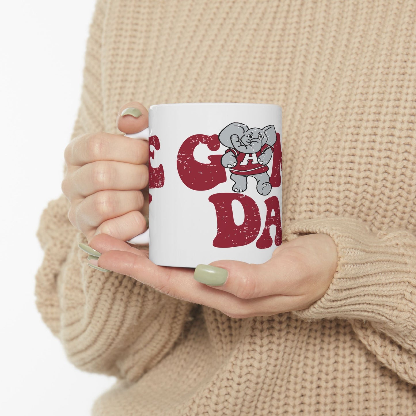 Game Day Bamba Ceramic Mug - Perfect for Football Fans, Tailgating, Gift for Gamers, Holiday Drinkware, Sports Enthusiast