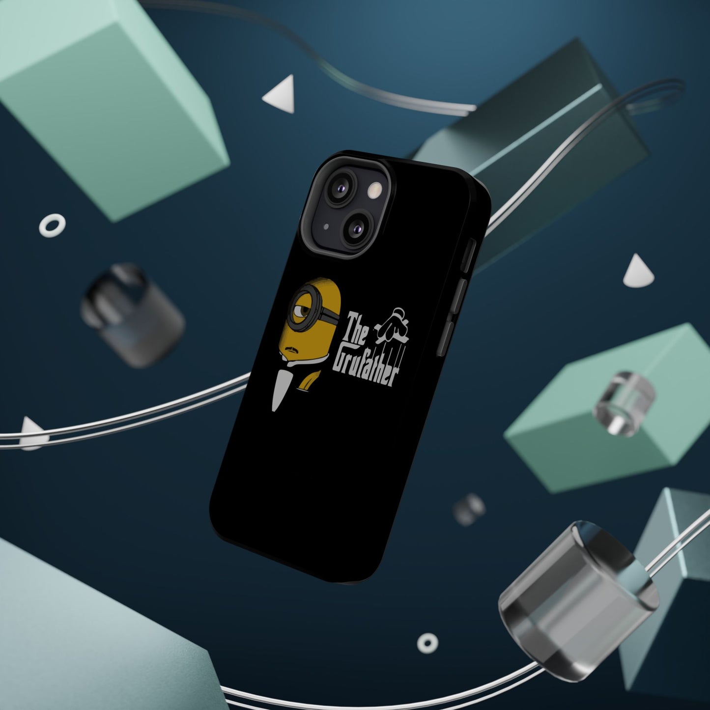 Magnetic Tough Cases: The Gruffather Phone Cover, Gift for Minions Fans, Unique Cell Phone Case, Durable Protective Case, Fun Cartoon Design