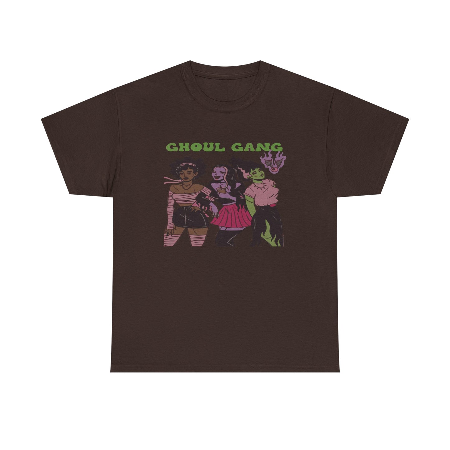Ghoul Gang Unisex Heavy Cotton Tee | Halloween T-Shirt, Spooky Apparel, Gothic Fashion, Funny Gift, Group Costume