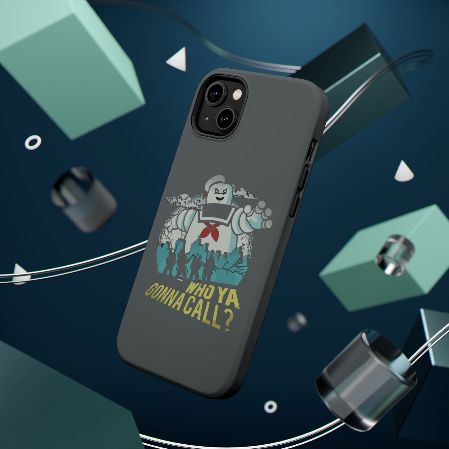 Ghostbuster-Inspired Tough Phone Case - Who Ya Gonna Call? - Perfect for Fans, Gift for Halloween, Geeky Accessories, Durable Protection