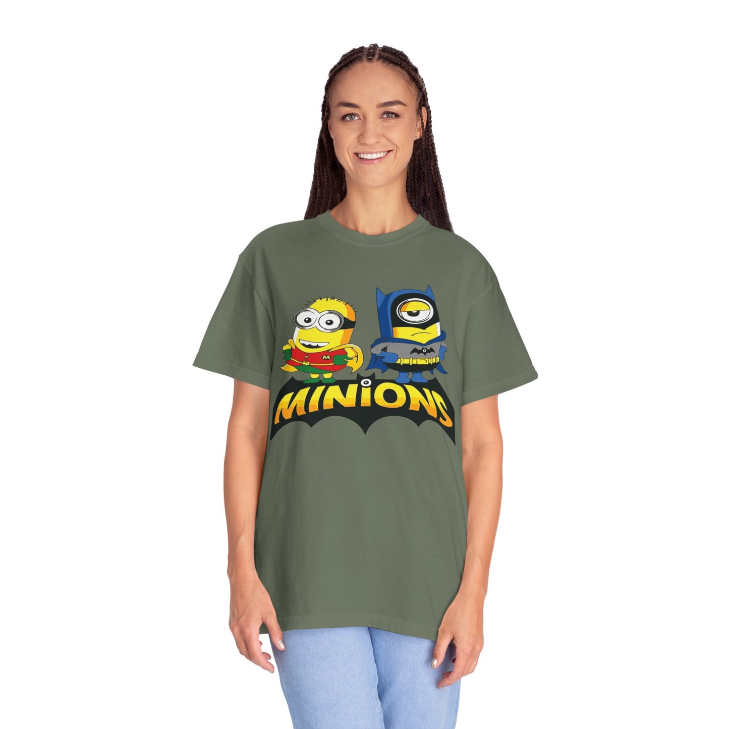 Minions Superhero Unisex T-shirt, Fun Gift for Kids, Cartoon Apparel, Birthday Party Outfit, Family Movie Night Wear