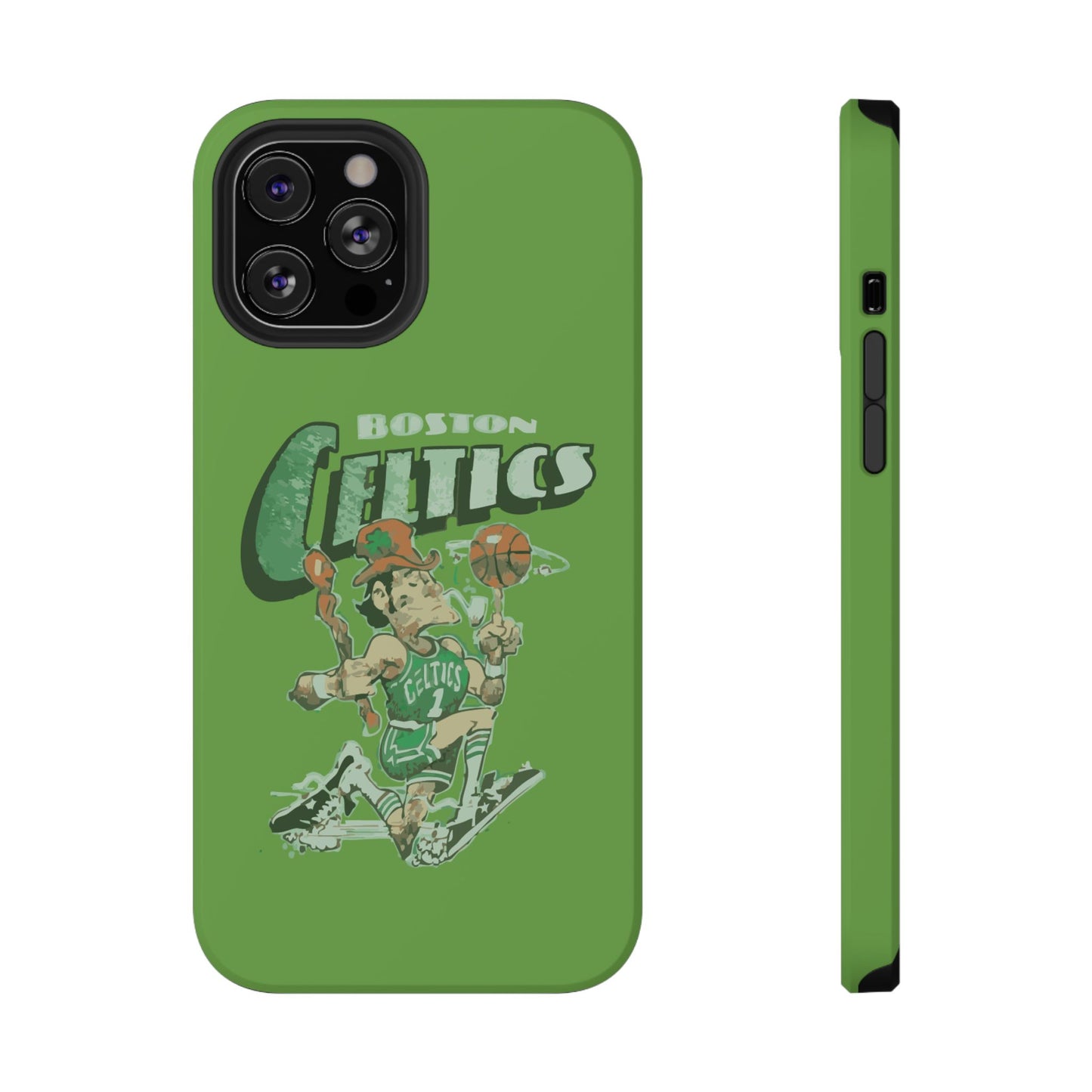Boston Celtics Impact-Resistant Phone Case, Basketball Phone Cover, Sports Fan Gift, Sturdy Phone Case, NBA Merchandise, Team Spirit Decor