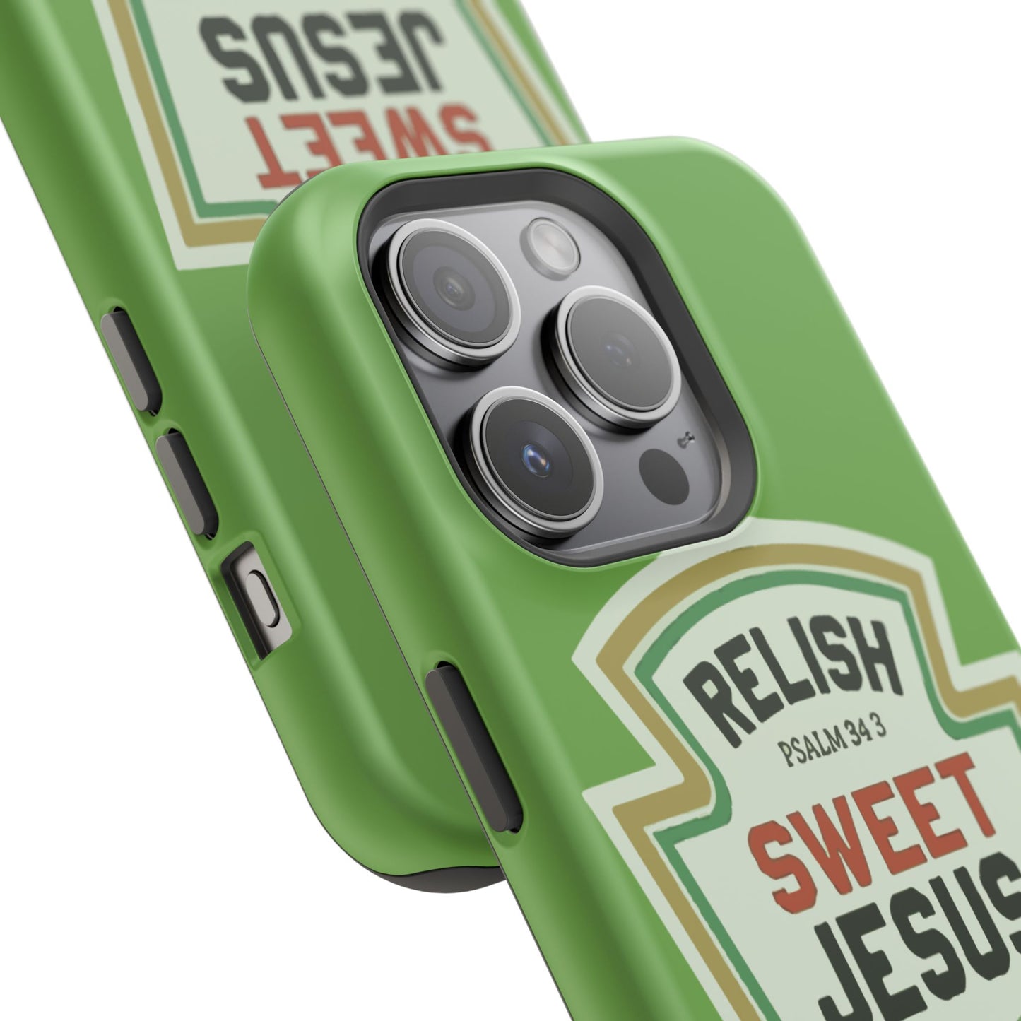 Relish Sweet Jesus Phone Case, Christian Gift, Impact-Resistant Case, Religious Phone Accessory, Faith-Based Present, Celebration Case
