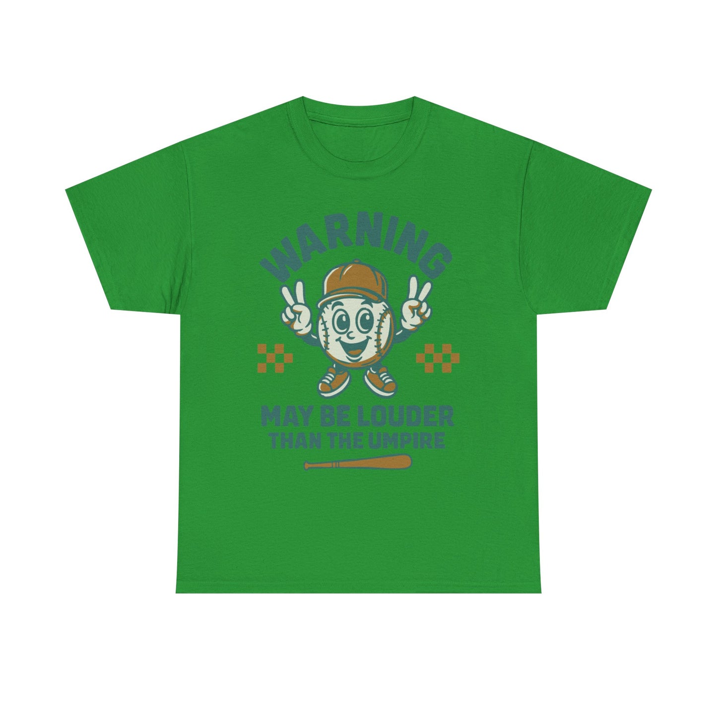 Warning T-Shirt, Fun Umpire Tee, Unique Sports Gift, Casual Wear, Perfect for Baseball Fans