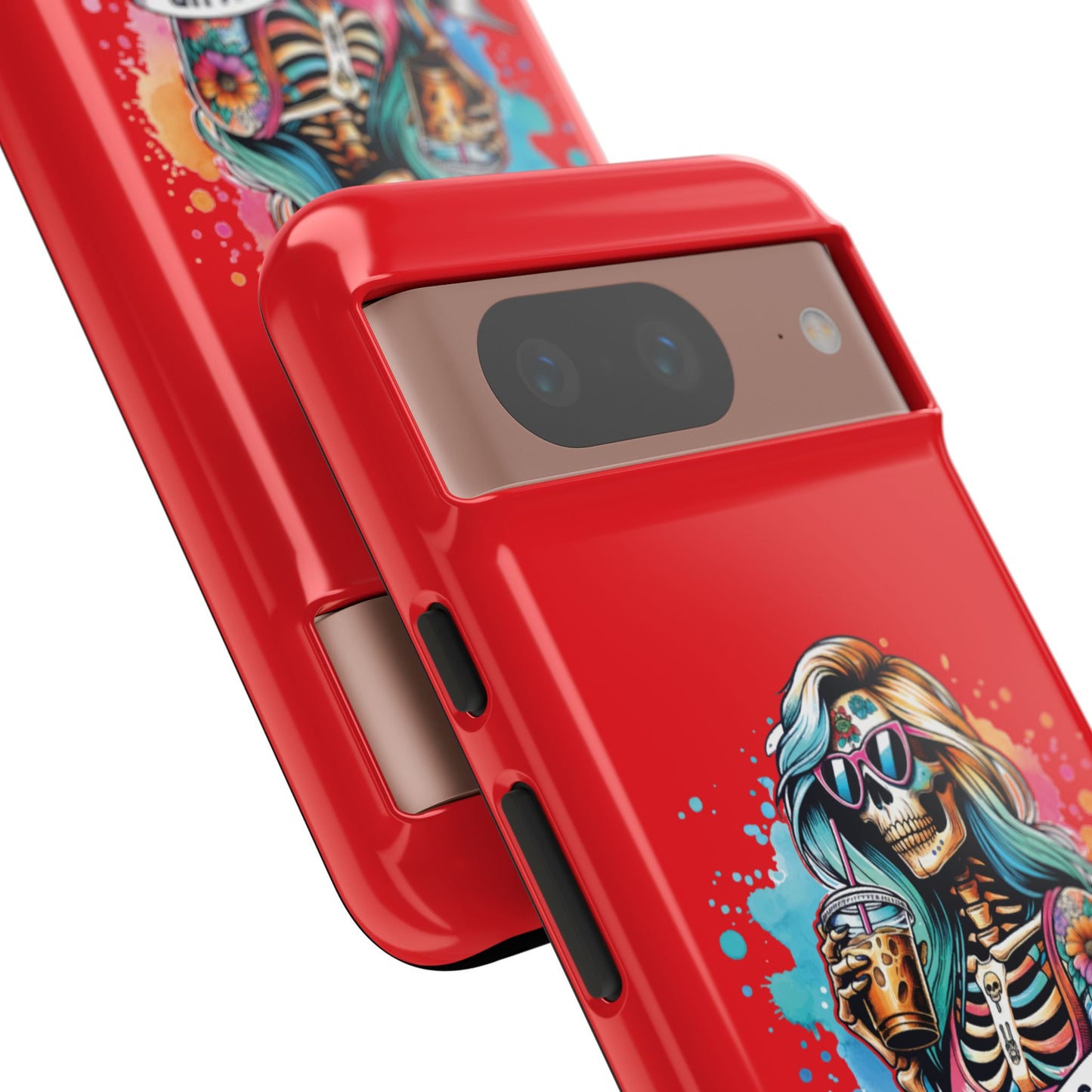 Cool Moms Club Phone Case - Tough Cases, Funky Phone Cover, Gift for Moms, Skeleton Design, Trendy Tech Accessories