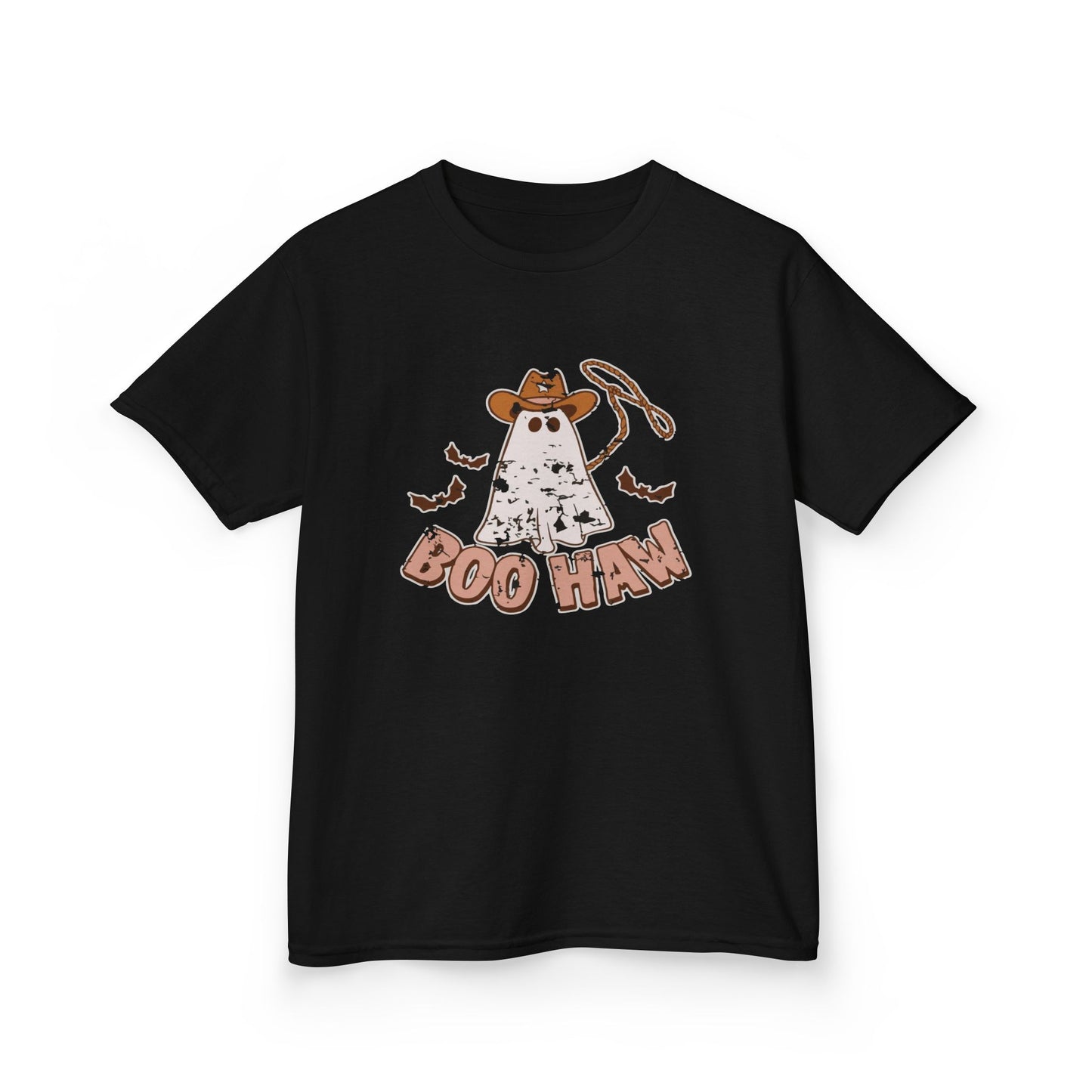 Boo Haunt Kids Tee, Halloween Shirt, Ghost Costume T-Shirt, Fun Kids Apparel, Spooky Party Outfit