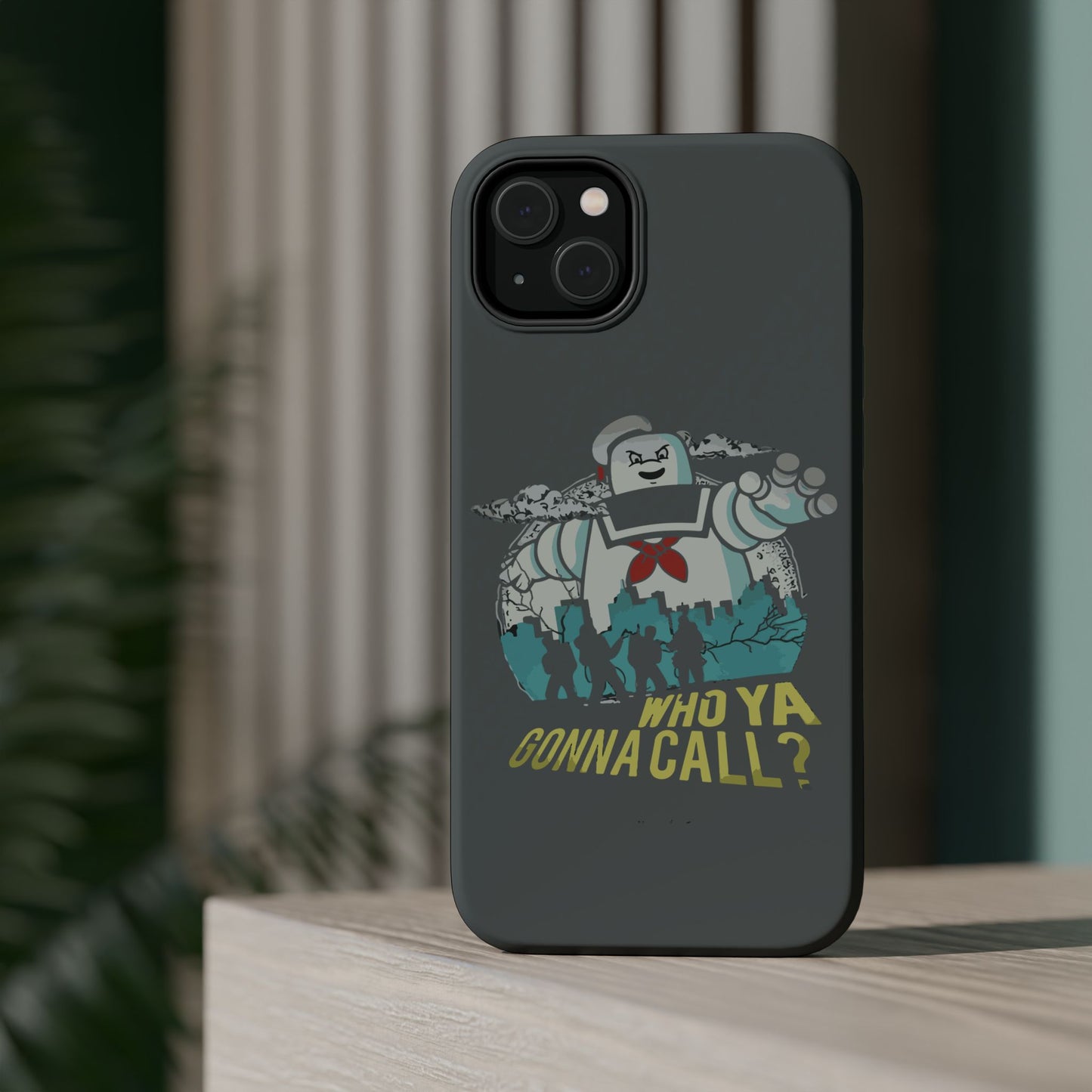 Ghostbuster-Inspired Tough Phone Case - Who Ya Gonna Call? - Perfect for Fans, Gift for Halloween, Geeky Accessories, Durable Protection