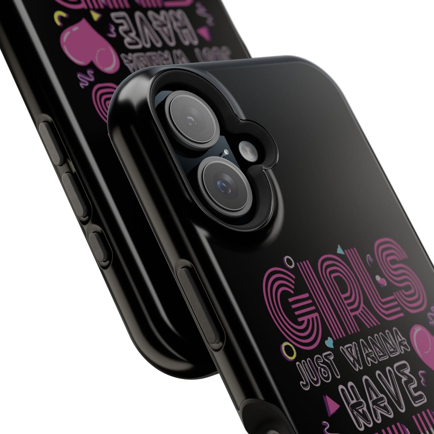 Fun Vibe Phone Case - Girls Just Wanna Have Fun Cell Case, Impact-Resistant Cover, Gift for Teens, Birthday Party Accessory, Trendy Tech