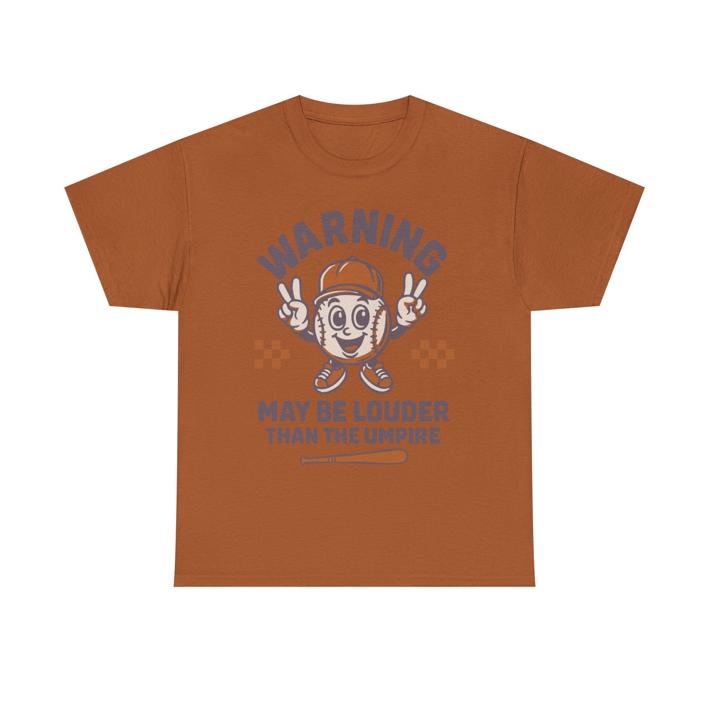 Warning T-Shirt, Fun Umpire Tee, Unique Sports Gift, Casual Wear, Perfect for Baseball Fans