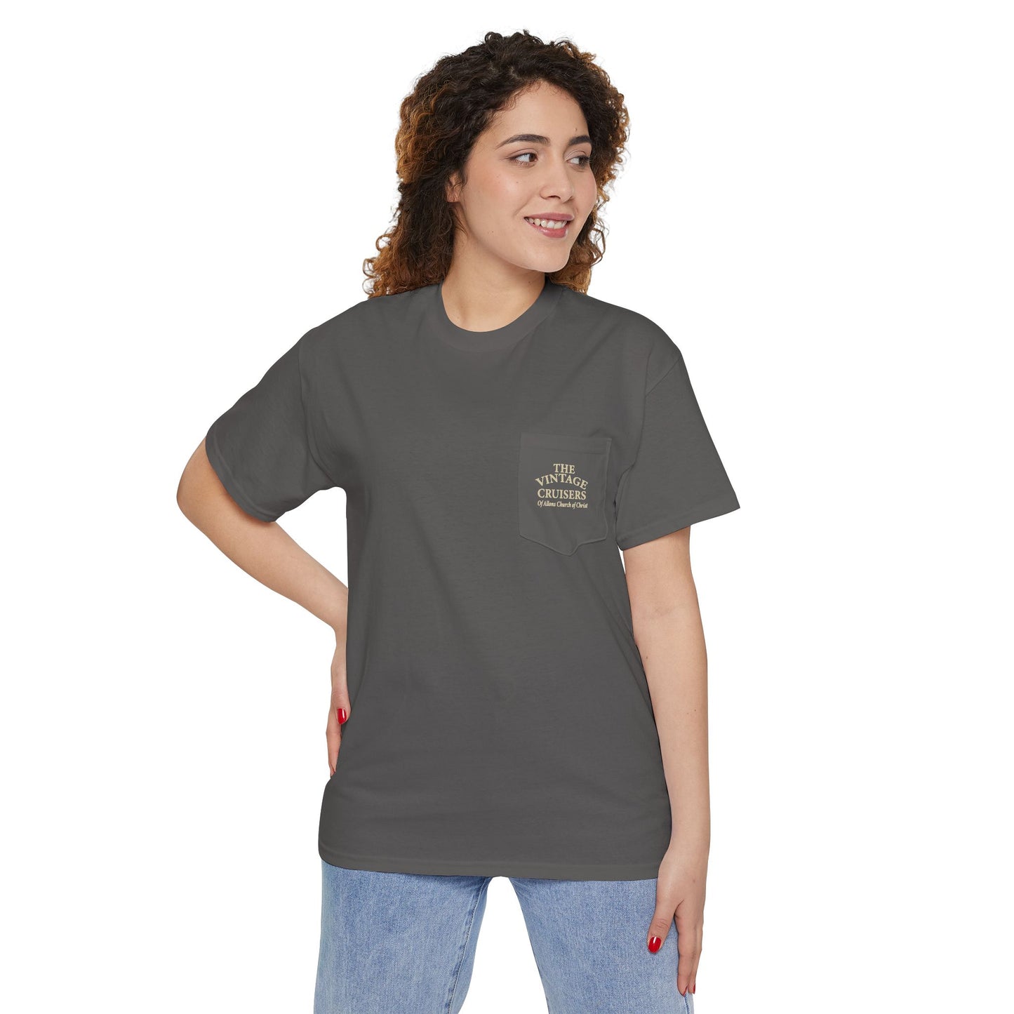 Retro Pocket Tee Allons Church of Christ Cruise 2025 Unisex T-Shirt