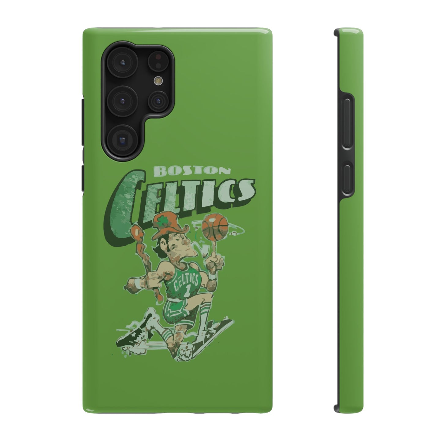 Boston Celtics Impact-Resistant Phone Case, Basketball Phone Cover, Sports Fan Gift, Sturdy Phone Case, NBA Merchandise, Team Spirit Decor