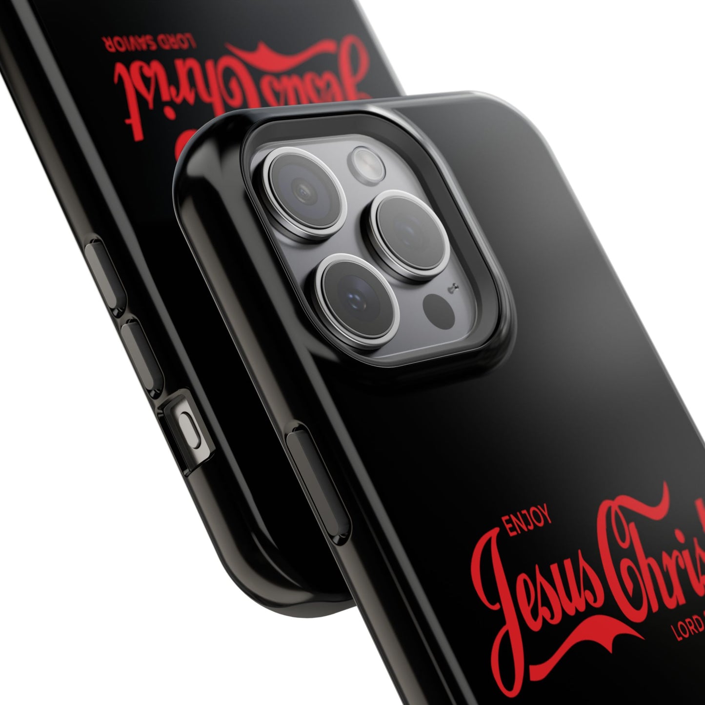 Impact-Resistant Phone Case: Enjoy Jesus Christ Lord Savior, Christian Gift, Durable Protection, Faith-Based Accessory, Holiday Gift