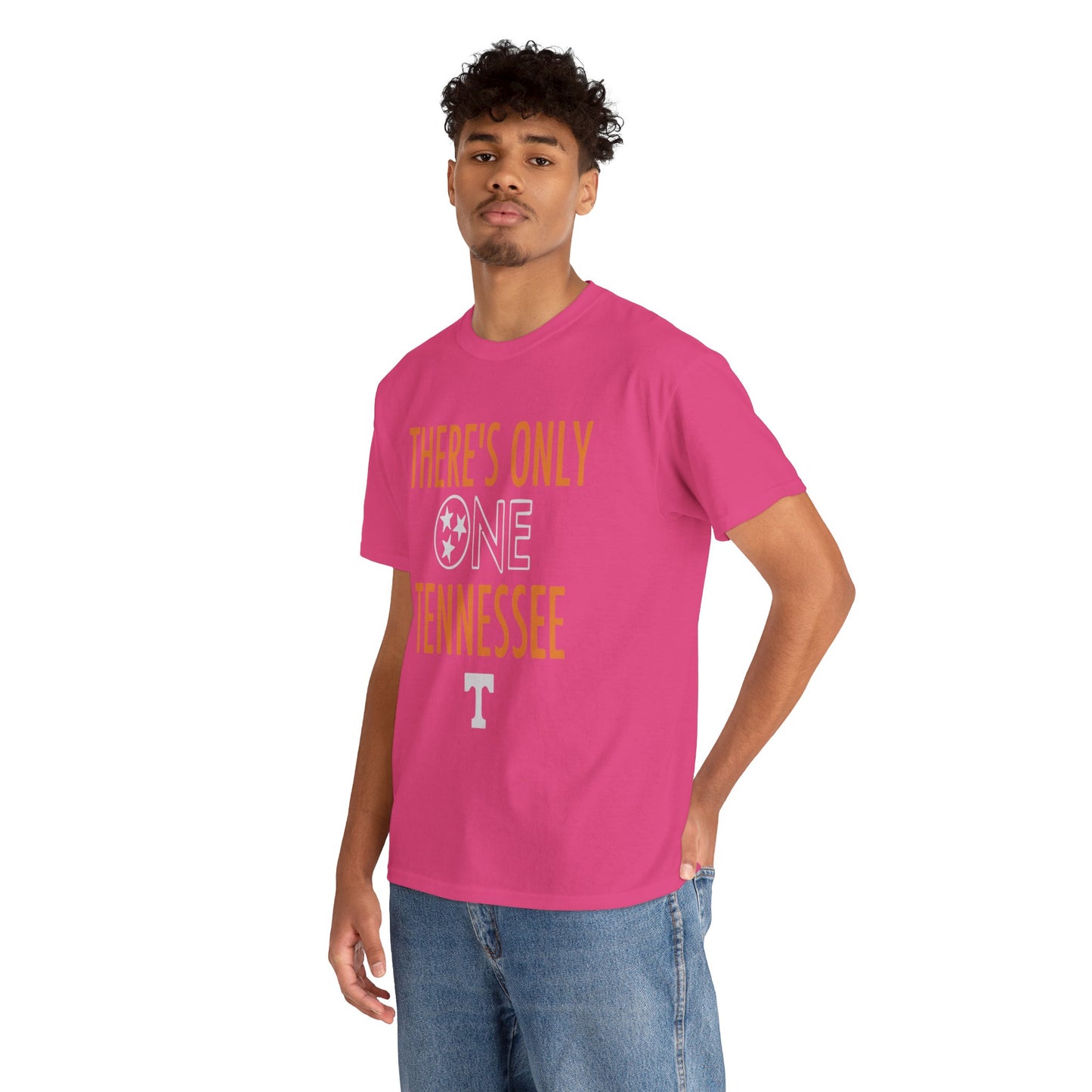 Tennessee Pride Tee, Unisex Heavy Cotton Tee, Tennessee Fans Gift, College Sports Apparel, Casual Everyday Wear, State Pride Shirt