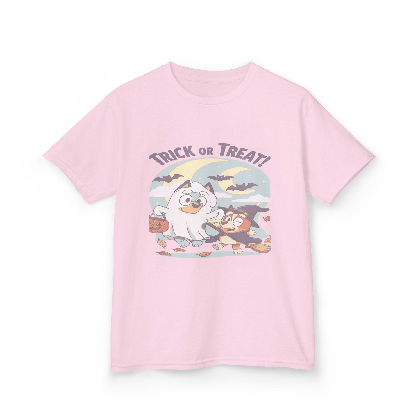 Kids Halloween T-Shirt, Trick or Treat Tee, Fun Ghost & Owl Shirt, Spooky Season Apparel, Cute Costume Top for Kids