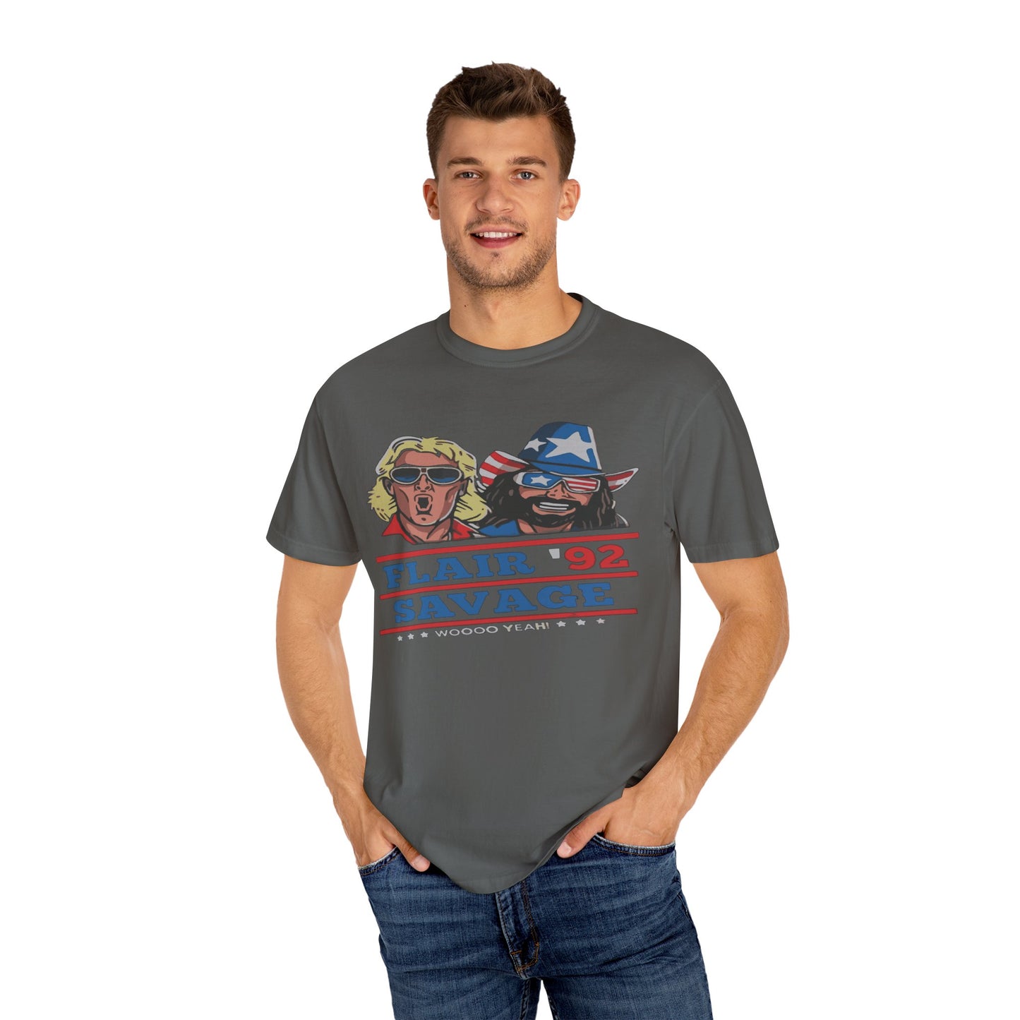 Retro Wrestling Fan T-Shirt, Unisex Graphic Tee, Flair Savage Shirt, Sports Fan Apparel, Vintage Style Gift