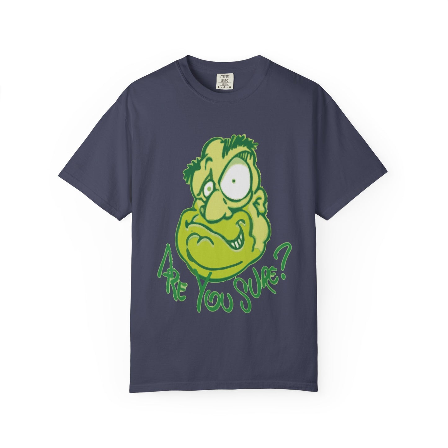 Unisex Garment-Dyed T-Shirt with Quirky Cartoon Design - Perfect for Casual Wear, Gifting, Parties, and Everyday Comfort