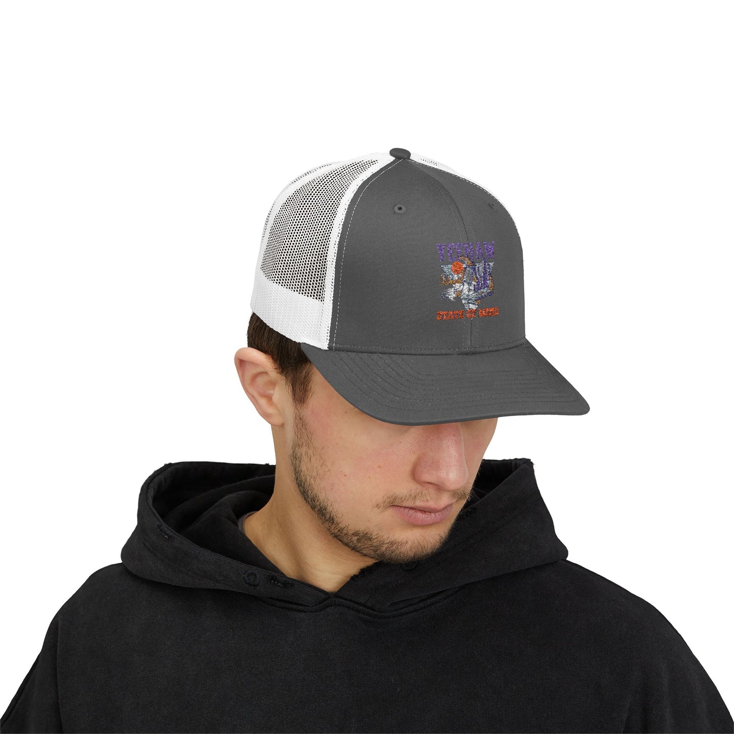Stylish Snapback Trucker Cap - 'Tough State of Mind' Design