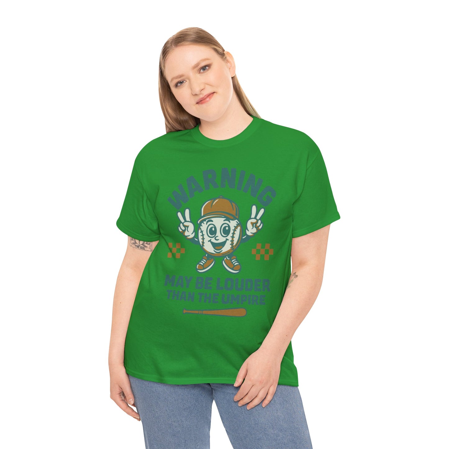 Warning T-Shirt, Fun Umpire Tee, Unique Sports Gift, Casual Wear, Perfect for Baseball Fans