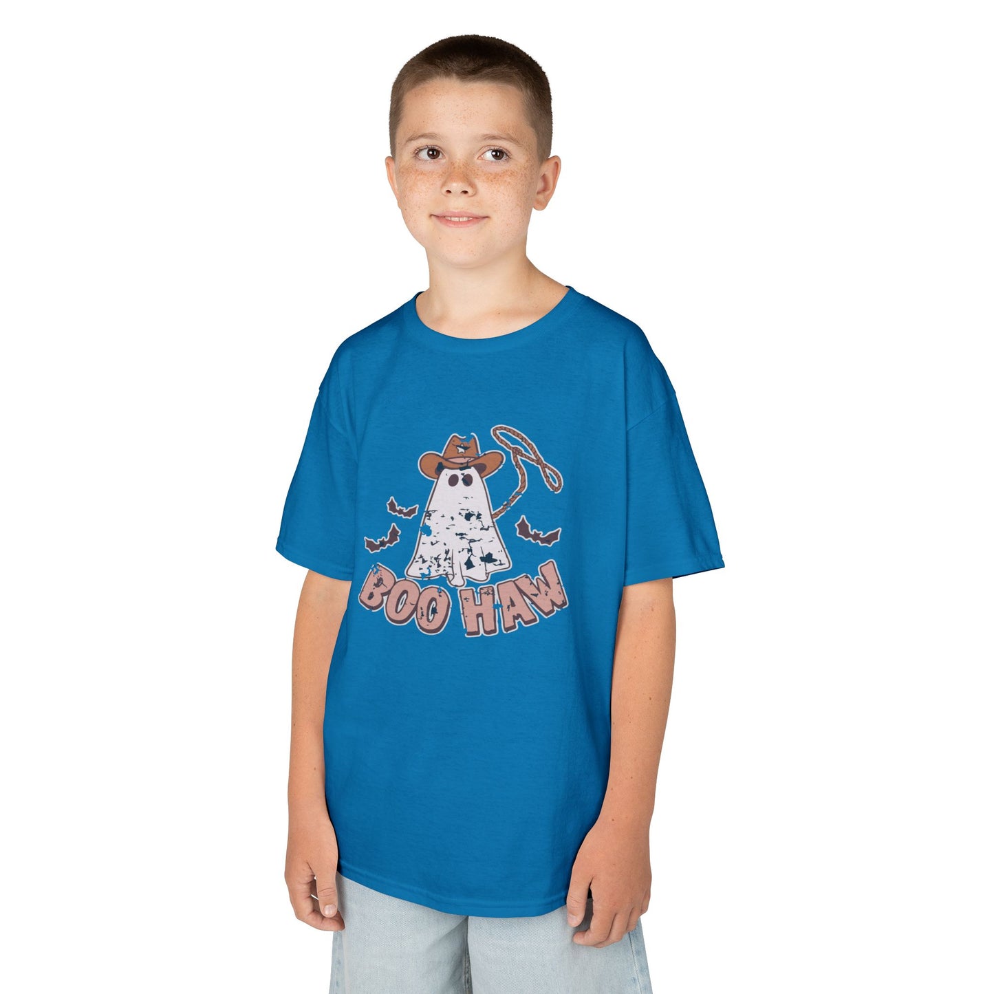 Boo Haunt Kids Tee, Halloween Shirt, Ghost Costume T-Shirt, Fun Kids Apparel, Spooky Party Outfit