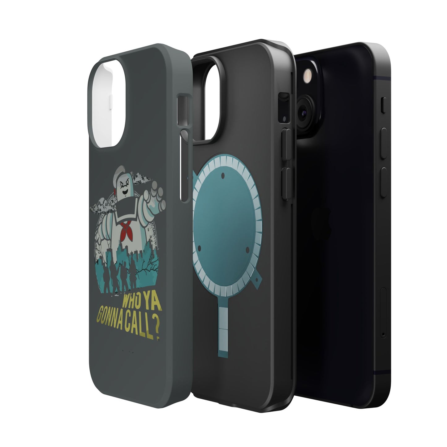 Ghostbuster-Inspired Tough Phone Case - Who Ya Gonna Call? - Perfect for Fans, Gift for Halloween, Geeky Accessories, Durable Protection
