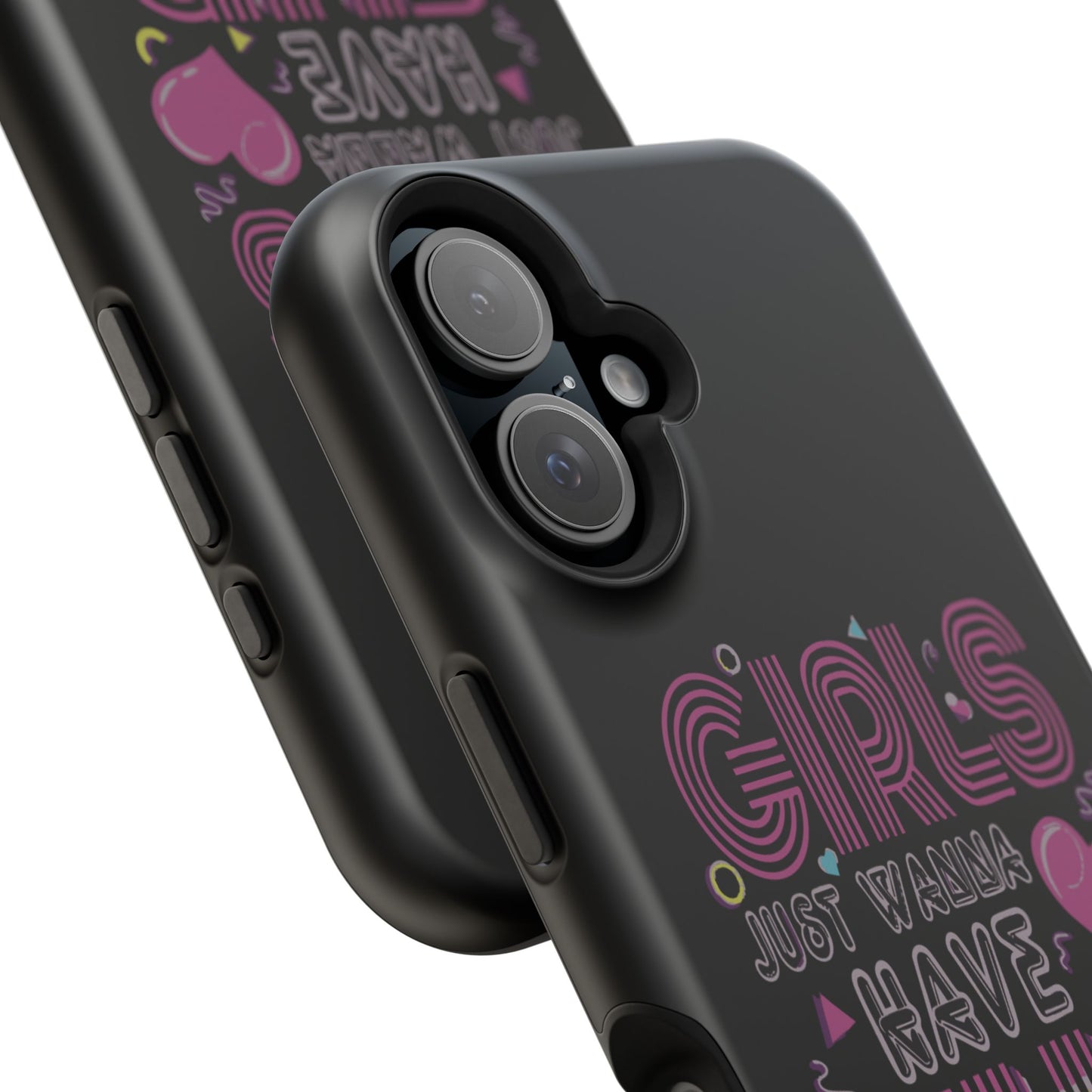 Fun Vibe Phone Case - Girls Just Wanna Have Fun Cell Case, Impact-Resistant Cover, Gift for Teens, Birthday Party Accessory, Trendy Tech