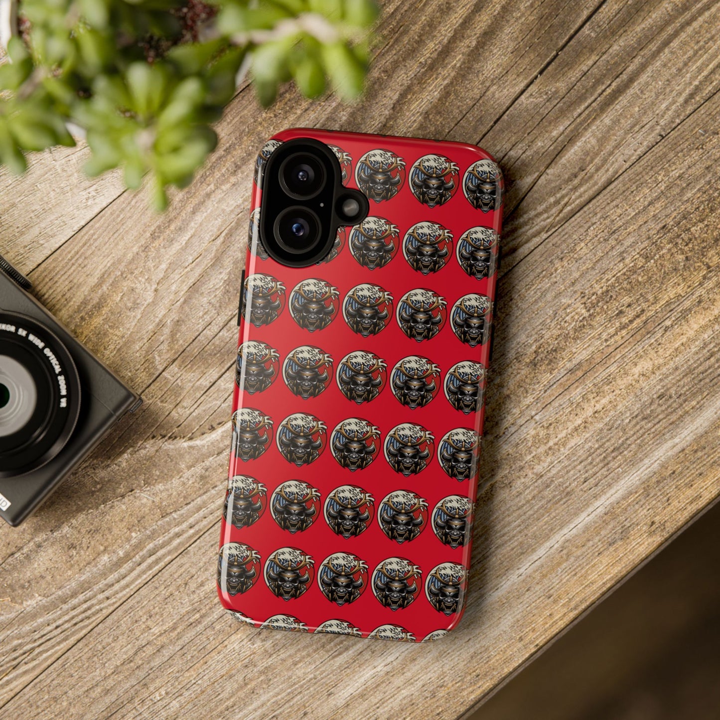 Bold Phone Case, Tough Phone Cover, Red Phone Protector, Unique Gift for Him/Her, Trendy Tech Accessory