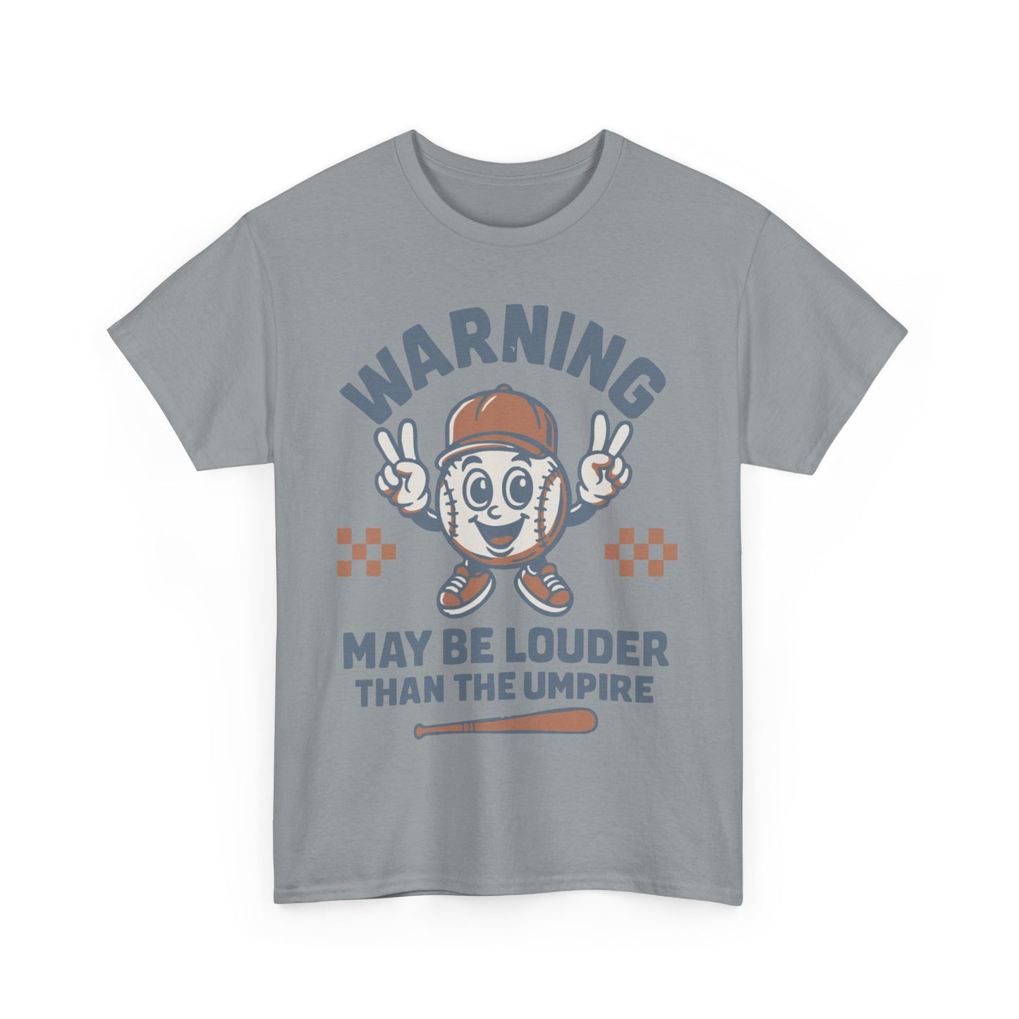 Warning T-Shirt, Fun Umpire Tee, Unique Sports Gift, Casual Wear, Perfect for Baseball Fans