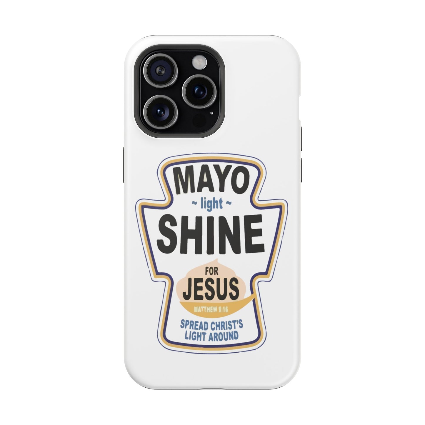 Jesus Message Impact-Resistant Case, Faith-Based Phone Cover, Inspirational Tech Accessory, Christian Gift, Bible Verse Case