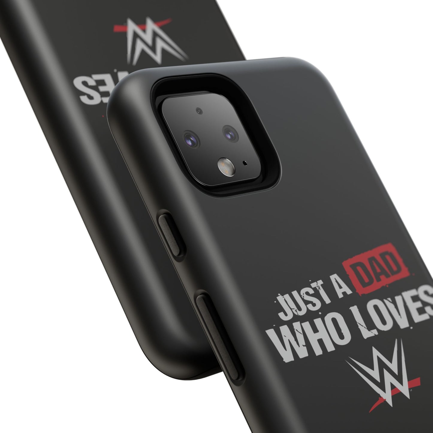 WWE Dad Phone Case, Tough Cases for Fathers, Gifts for Dad, Father's Day, Wrestling Fan Merchandise, Just a Dad Who Loves WWE