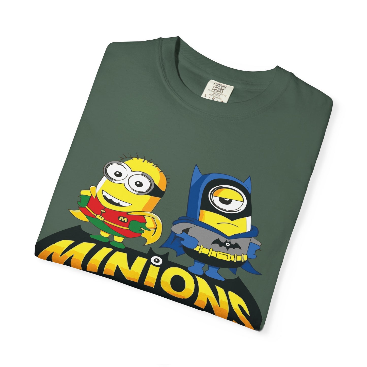 Minions Superhero Unisex T-shirt, Fun Gift for Kids, Cartoon Apparel, Birthday Party Outfit, Family Movie Night Wear