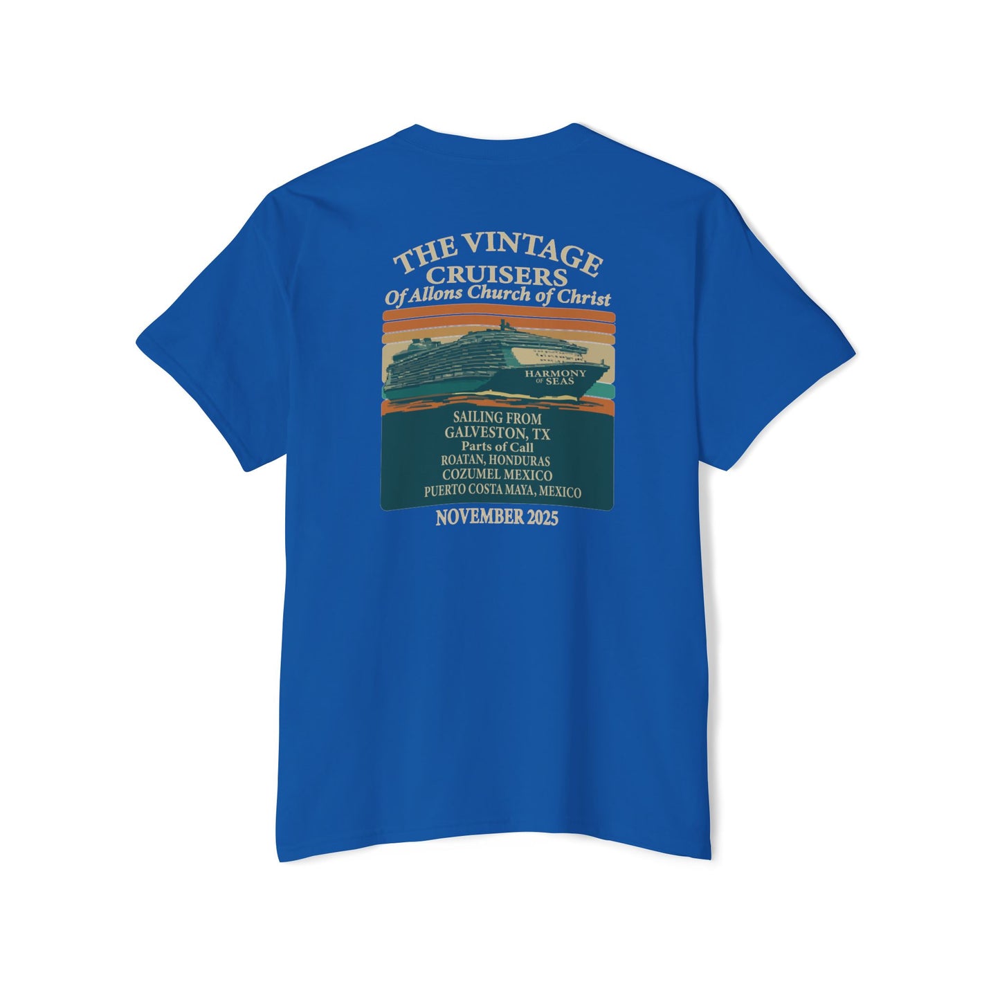 Retro Pocket Tee Allons Church of Christ Cruise 2025 Unisex T-Shirt