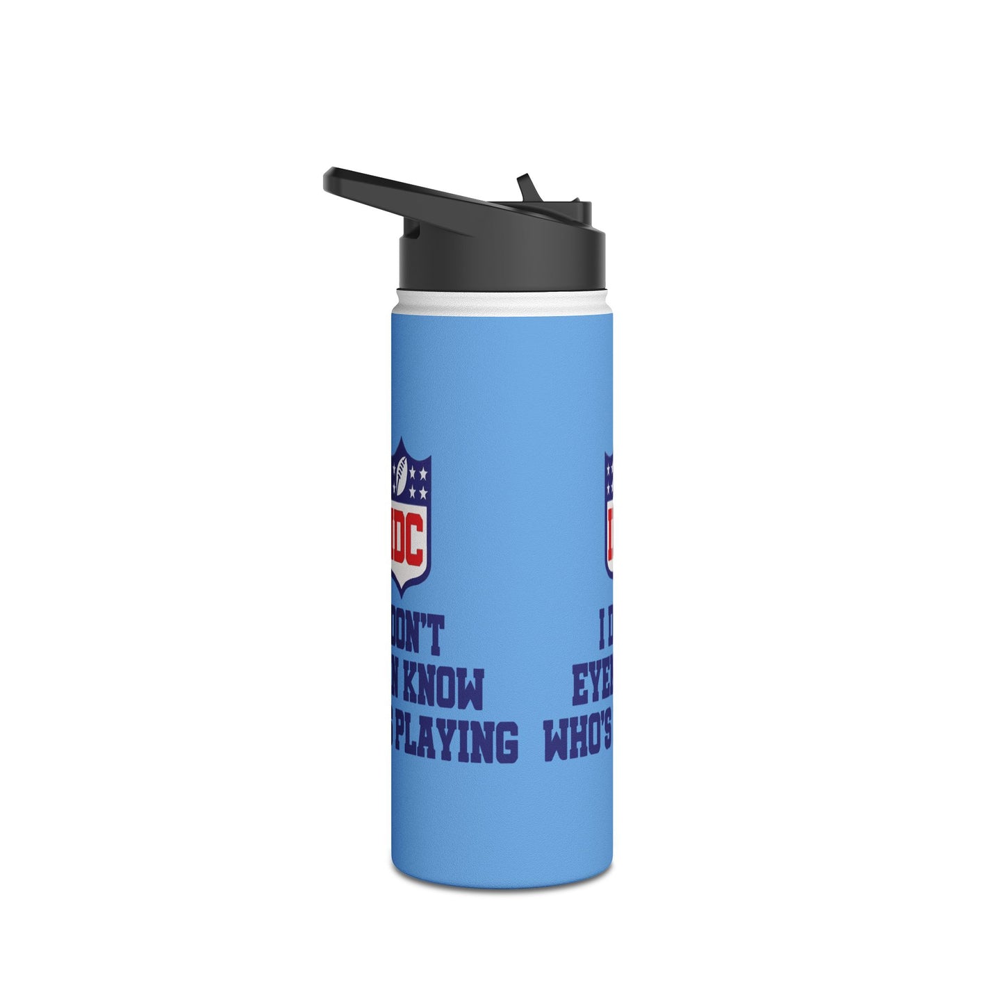 NFL Stainless Steel Water Bottle - Funny Sports Fan Gift, Hydration Flask for Game Days, Sports Events, Birthday Present, Home & Outdoors