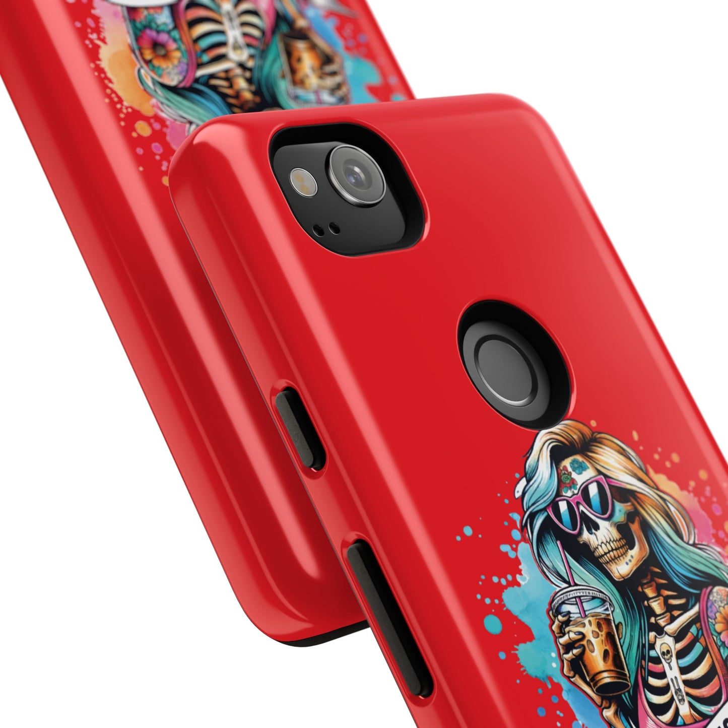 Cool Moms Club Phone Case - Tough Cases, Funky Phone Cover, Gift for Moms, Skeleton Design, Trendy Tech Accessories