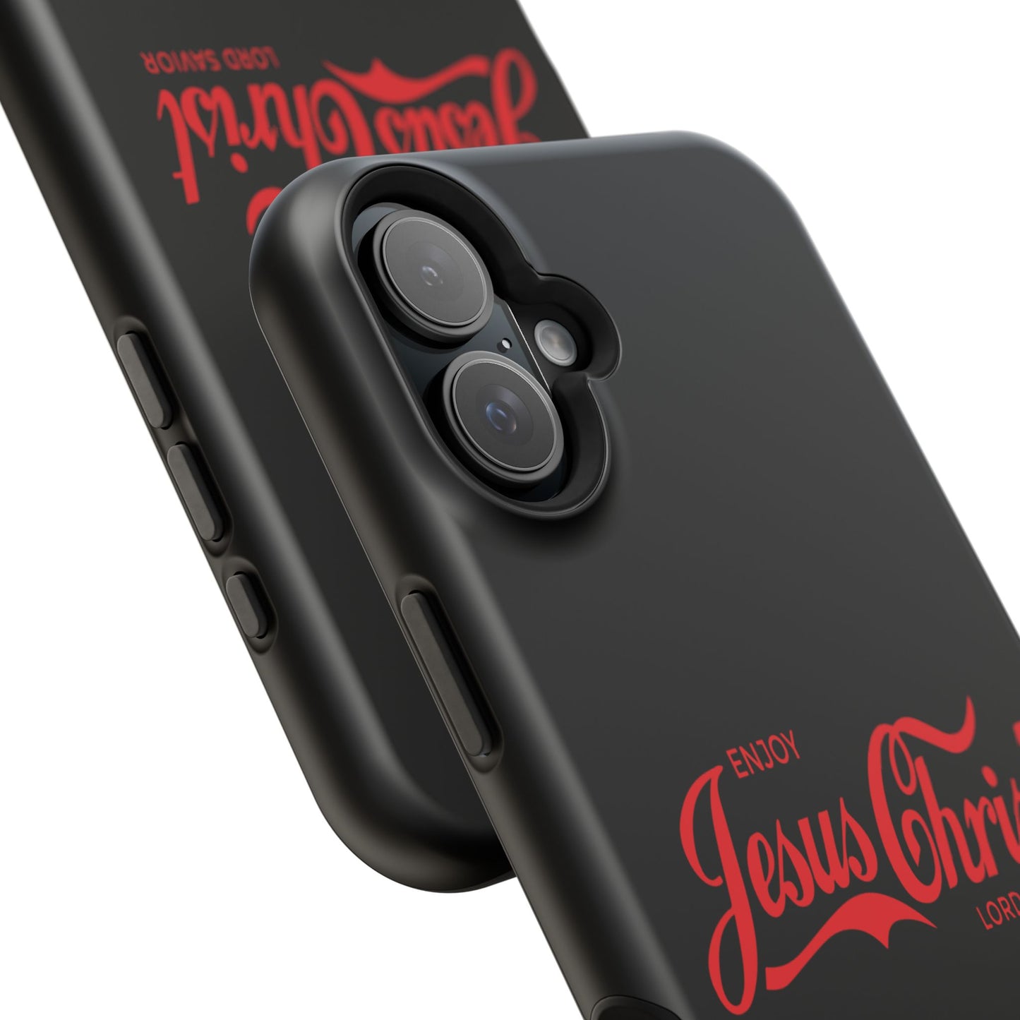 Impact-Resistant Phone Case: Enjoy Jesus Christ Lord Savior, Christian Gift, Durable Protection, Faith-Based Accessory, Holiday Gift