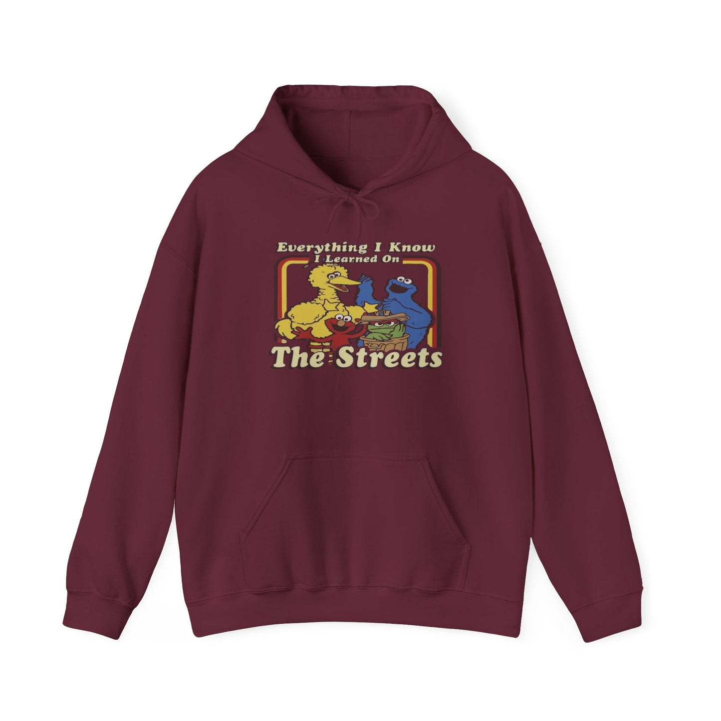 Vintage Street Art Hoodie - Cozy Unisex Sweatshirt for Creative Souls, Outdoor Relaxation, Casual Hangouts