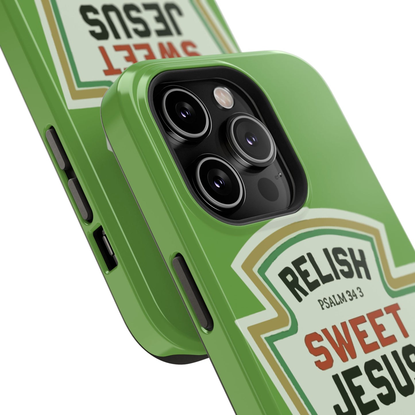 Relish Sweet Jesus Phone Case, Christian Gift, Impact-Resistant Case, Religious Phone Accessory, Faith-Based Present, Celebration Case