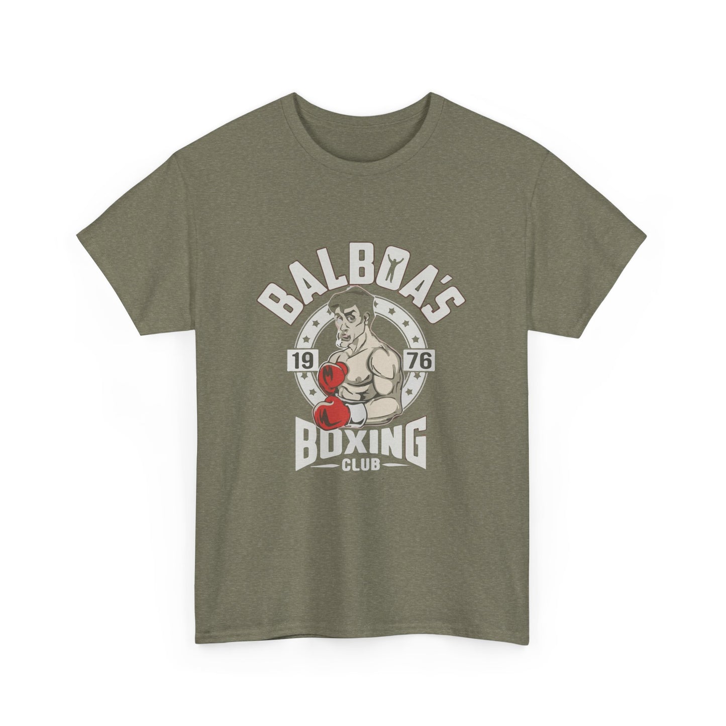 Balboa's Boxing Club Unisex Heavy Cotton Tee - Vintage Sports Shirt, Gym Apparel, Boxing Fan Gear, Fitness Gift, Casual Wear