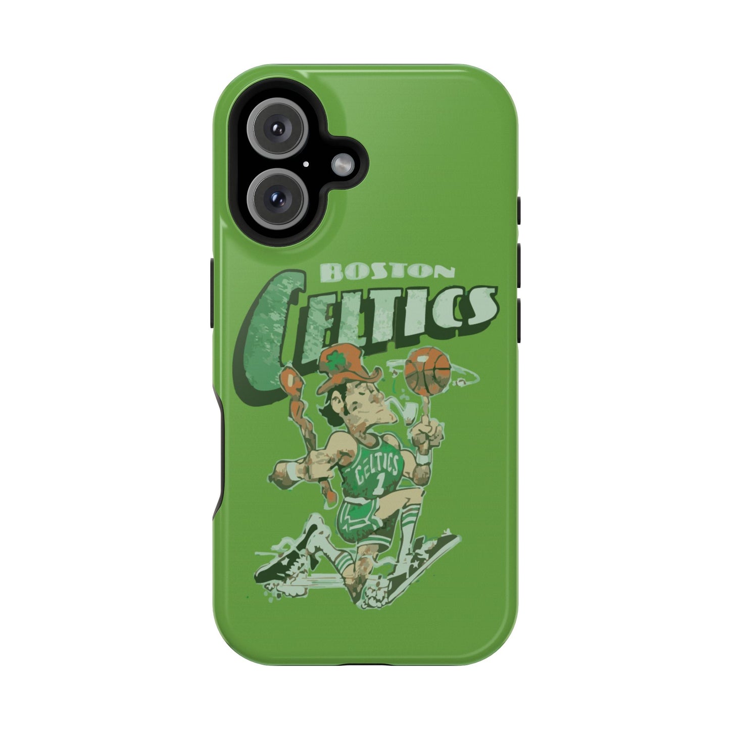 Boston Celtics Impact-Resistant Phone Case, Basketball Phone Cover, Sports Fan Gift, Sturdy Phone Case, NBA Merchandise, Team Spirit Decor