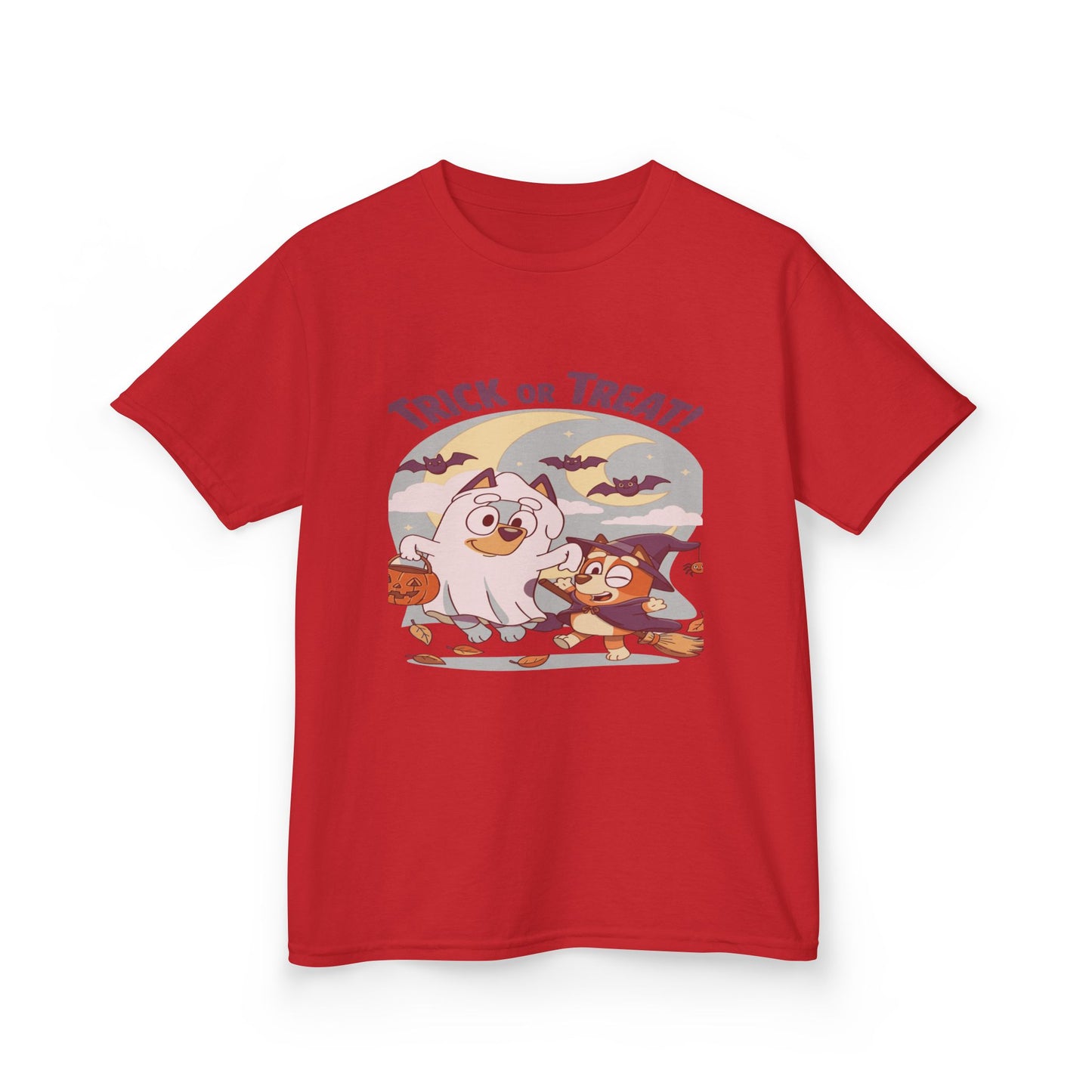 Kids Halloween T-Shirt, Trick or Treat Tee, Fun Ghost & Owl Shirt, Spooky Season Apparel, Cute Costume Top for Kids