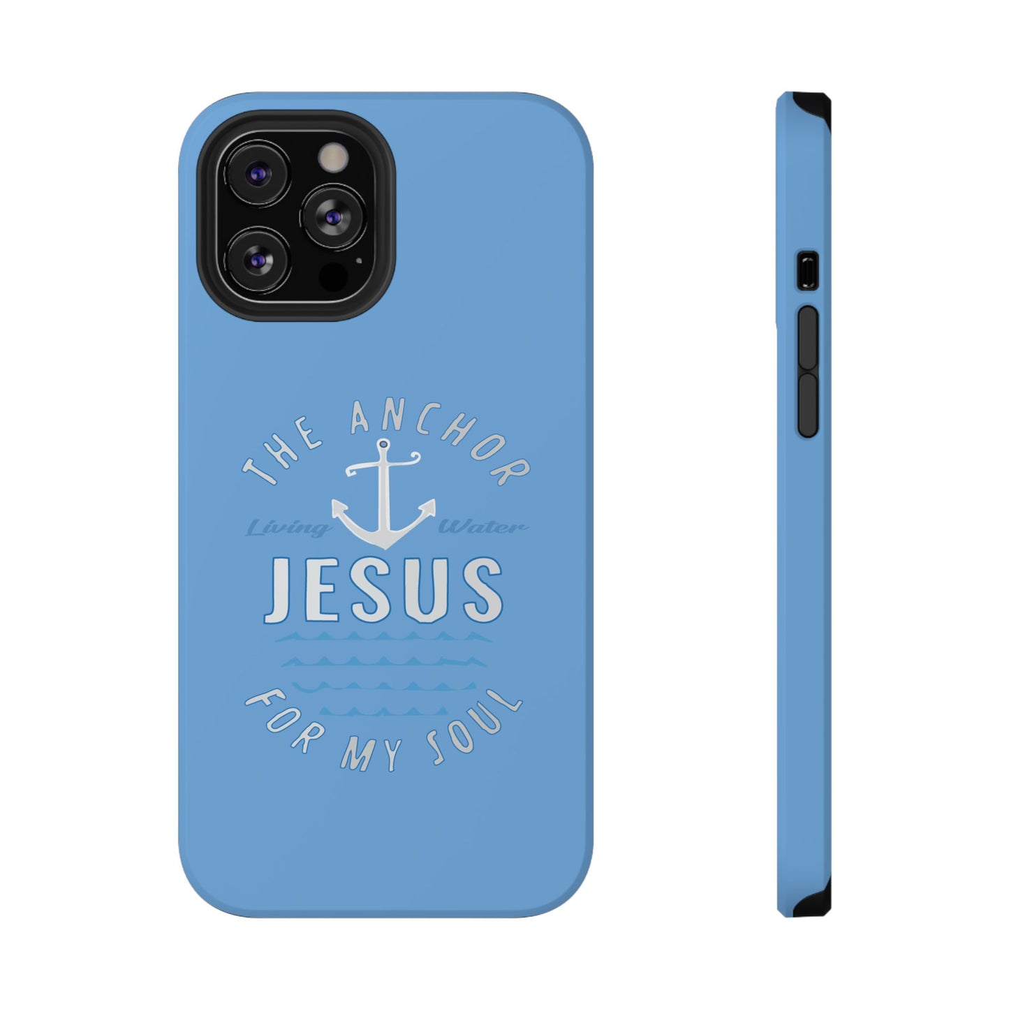 Jesus Anchor Phone Case, Christian Tech Accessories, Inspirational Gifts, Unique Phone Covers, Faith-Based Decor